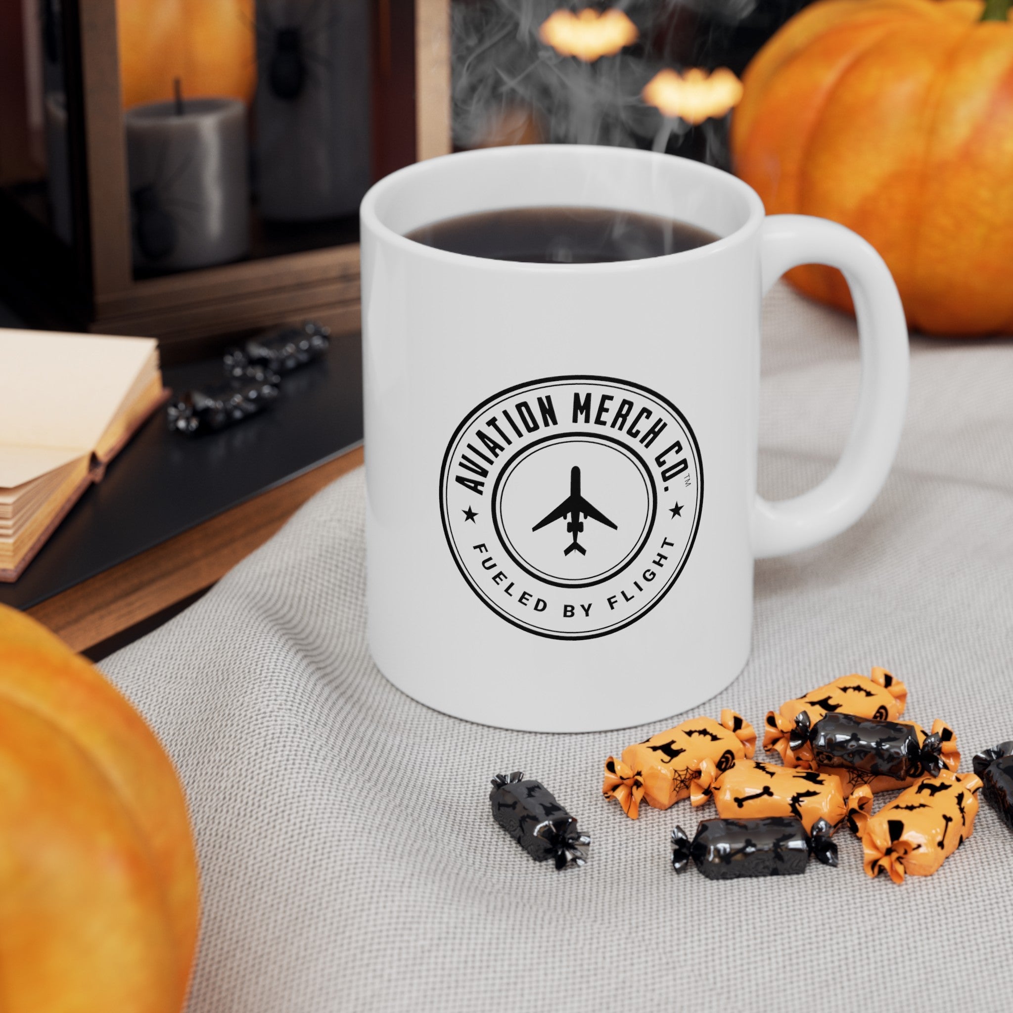 Aviation Merch Co. Logo Ceramic Mug, (11oz, 15oz) - Mug - WCUniforms