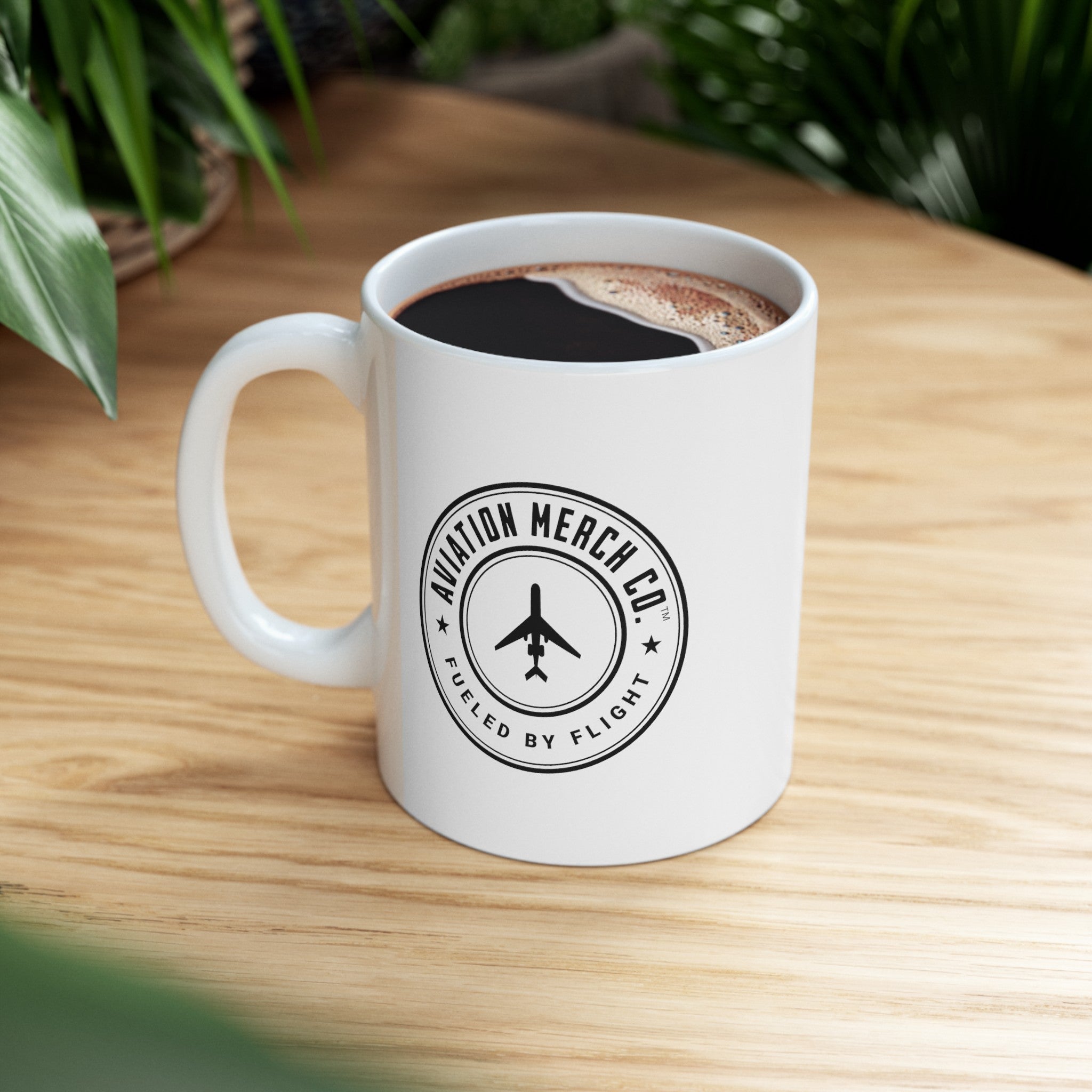 Aviation Merch Co. Logo Ceramic Mug, (11oz, 15oz) - Mug - WCUniforms