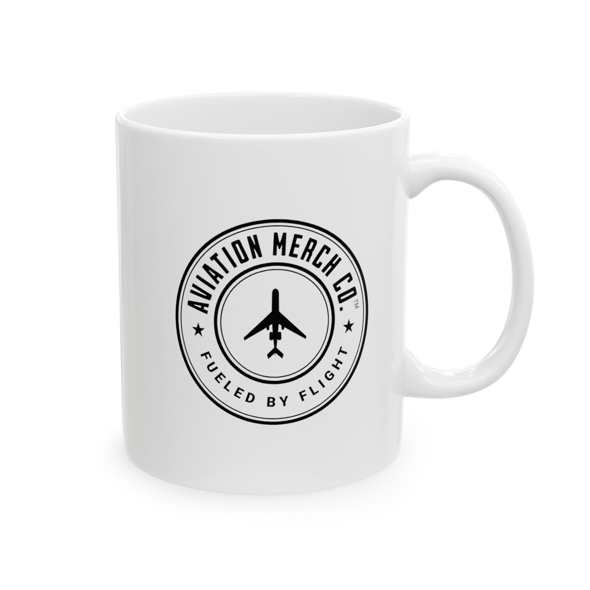Aviation Merch Co. Logo Ceramic Mug, (11oz, 15oz) - Mug - WCUniforms