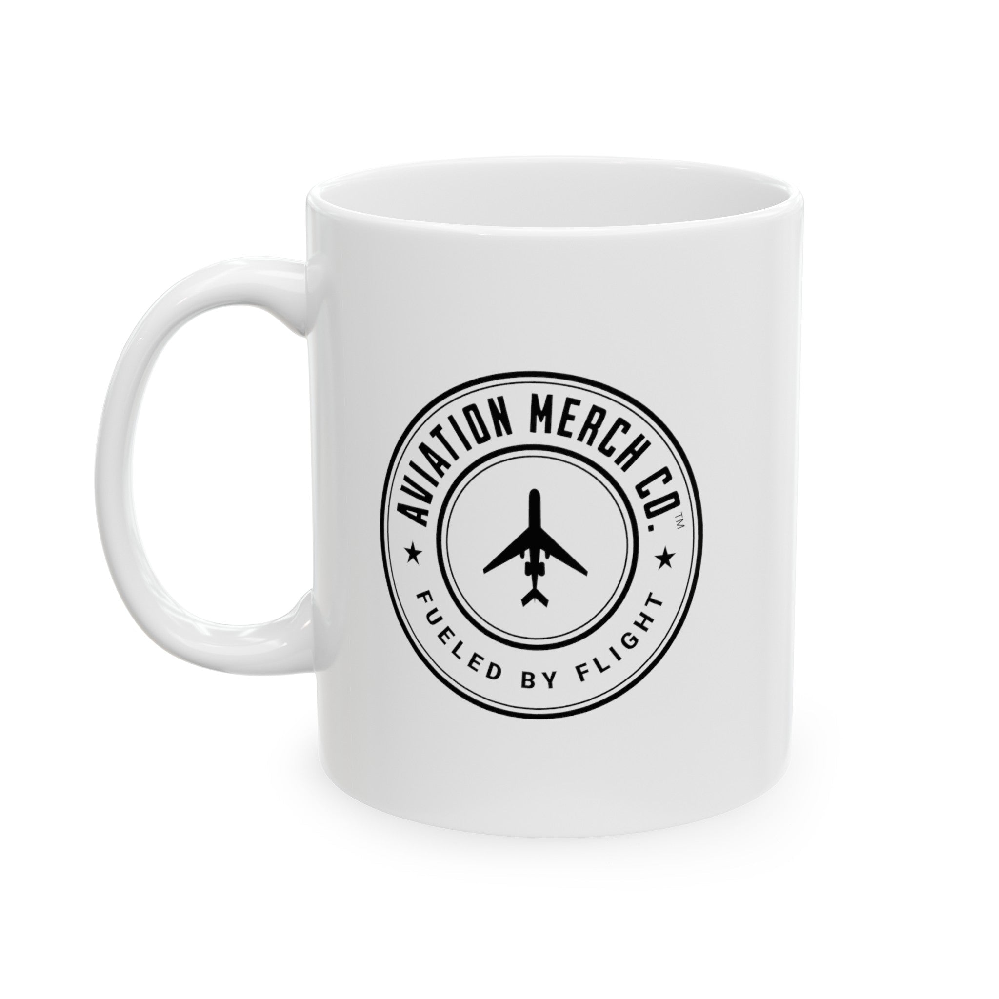Aviation Merch Co. Logo Ceramic Mug, (11oz, 15oz) - Mug - WCUniforms