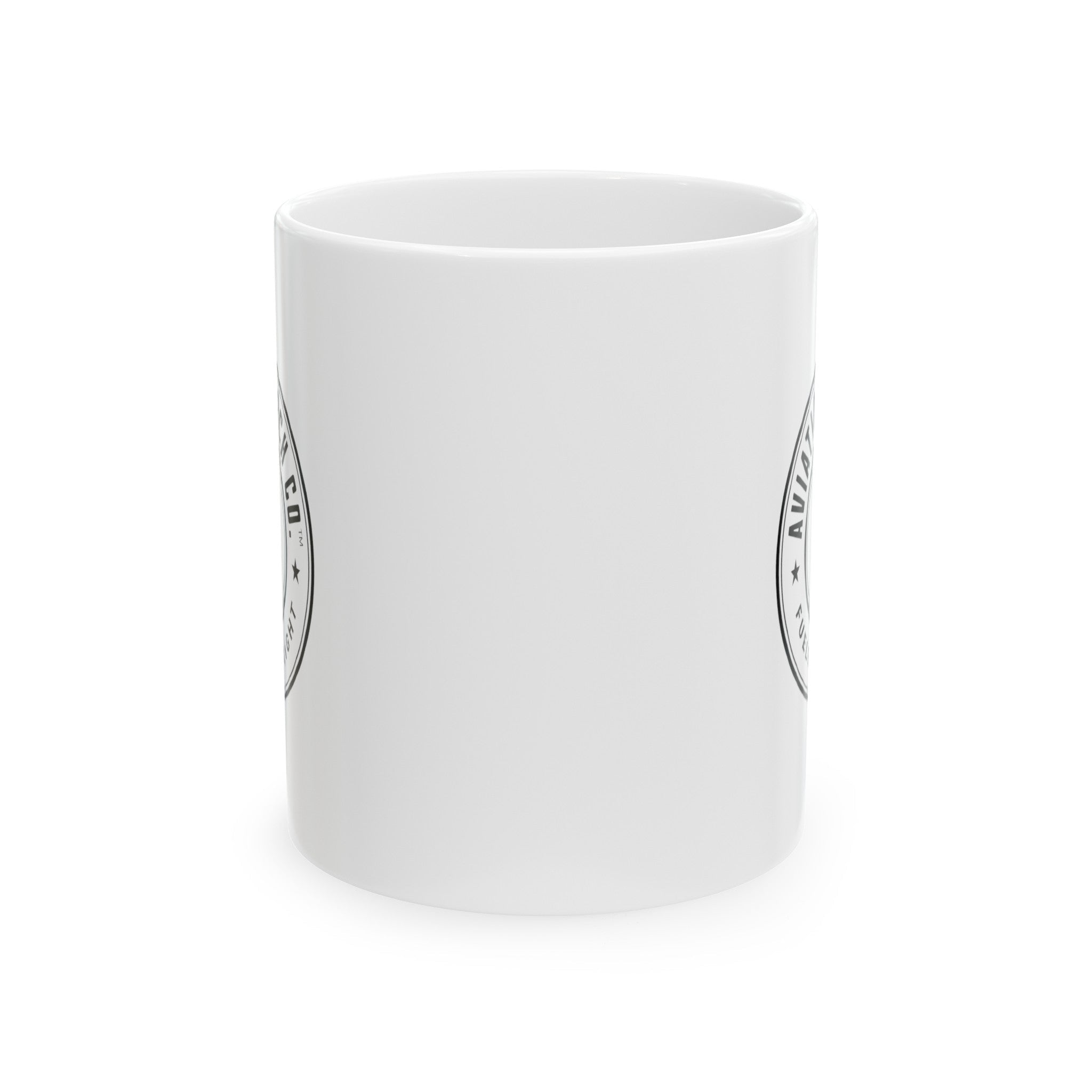 Aviation Merch Co. Logo Ceramic Mug, (11oz, 15oz) - Mug - WCUniforms