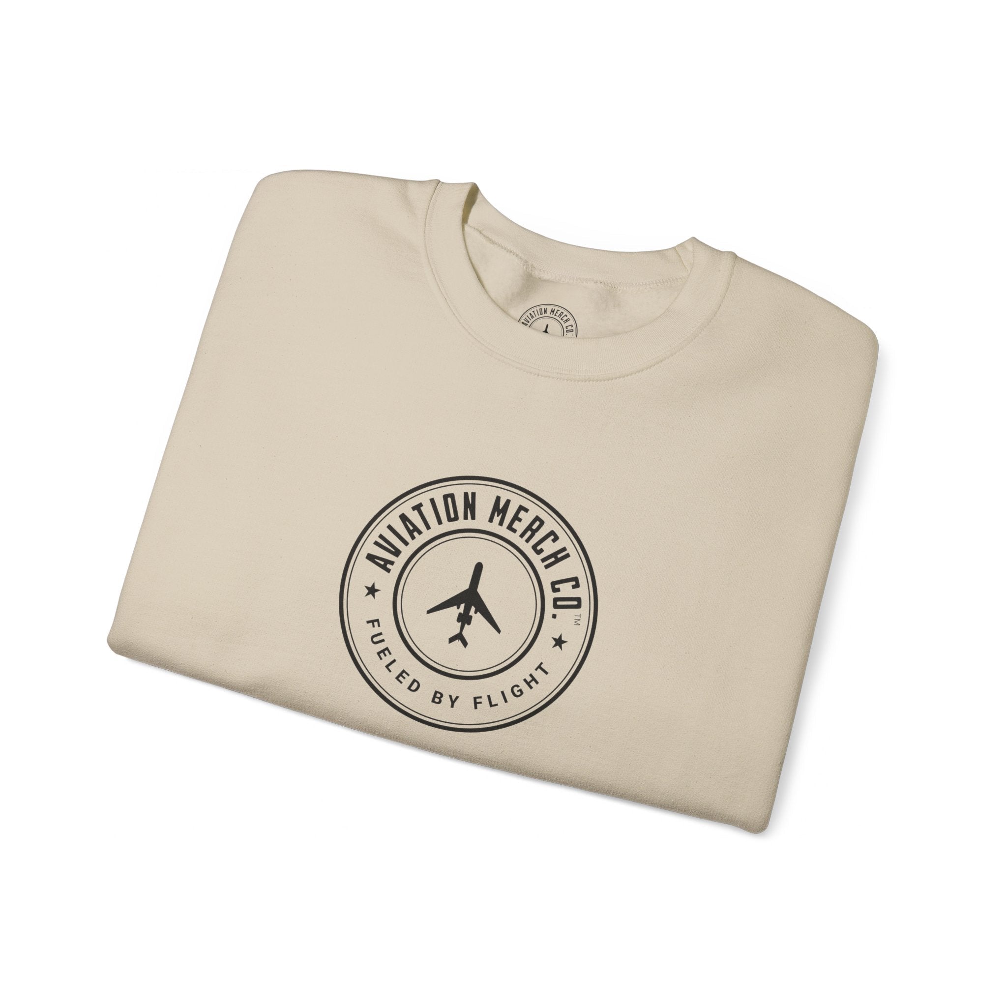 Aviation Merch Co. Logo Unisex Heavy Blend™ Crewneck Sweatshirt - Sweatshirt - WCUniforms