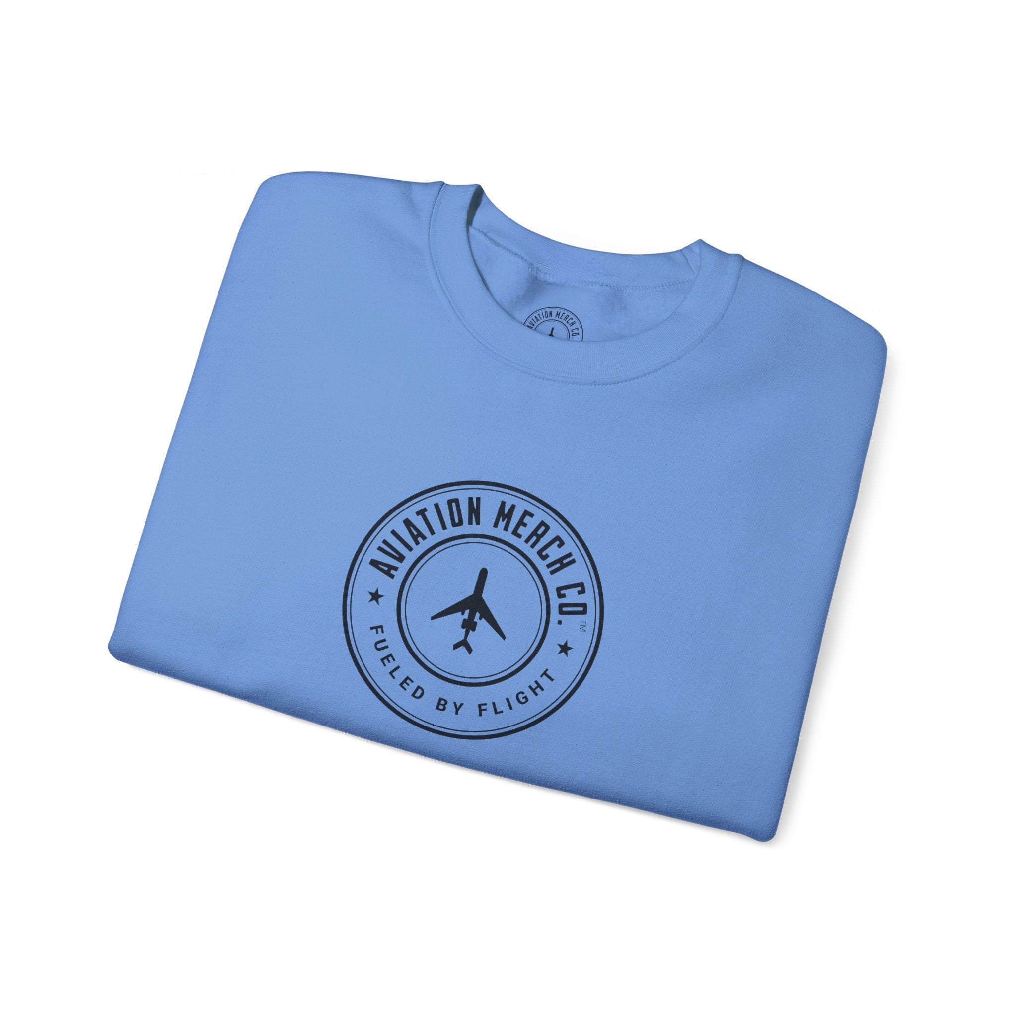 Aviation Merch Co. Logo Unisex Heavy Blend™ Crewneck Sweatshirt - Sweatshirt - WCUniforms