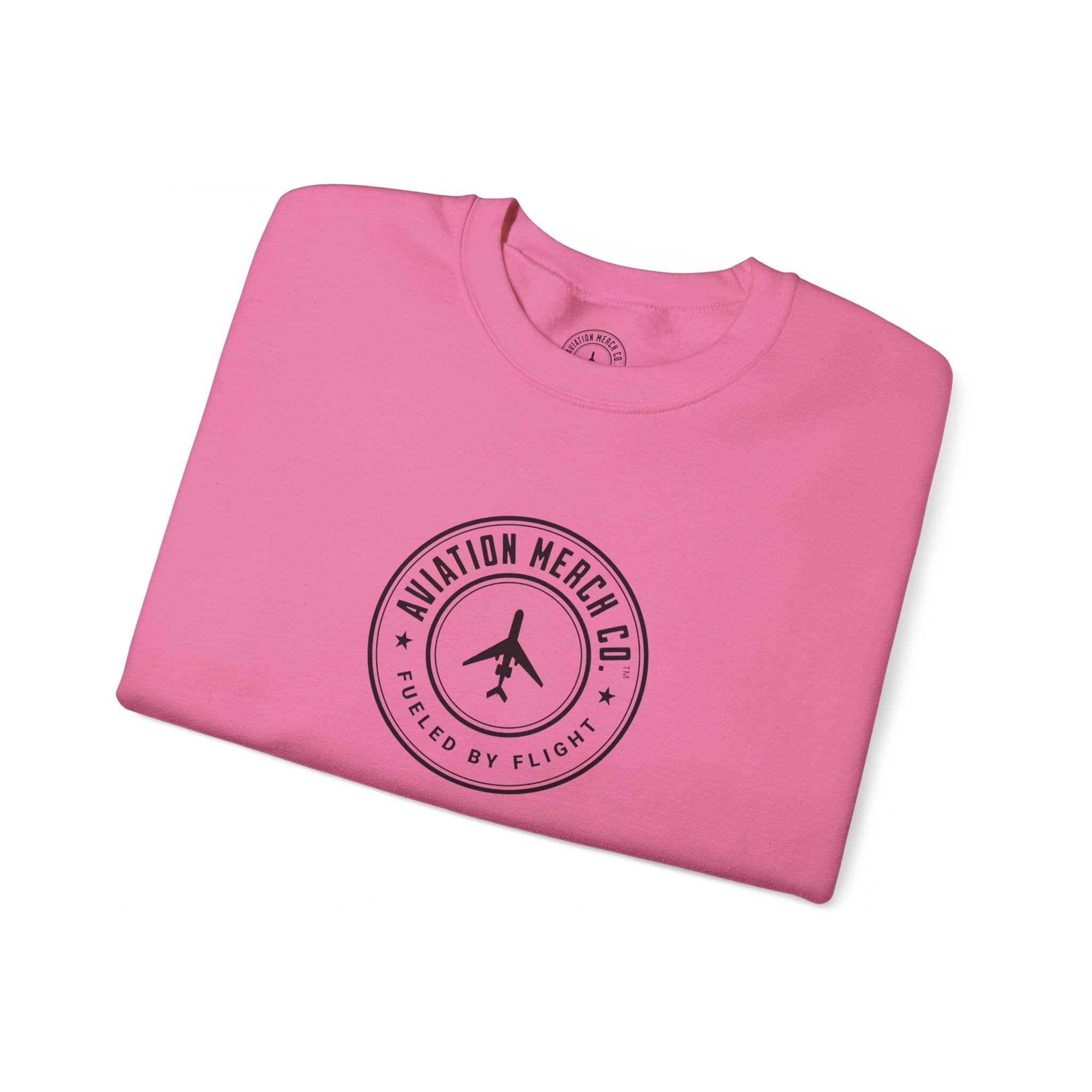 Aviation Merch Co. Logo Unisex Heavy Blend™ Crewneck Sweatshirt - Sweatshirt - WCUniforms