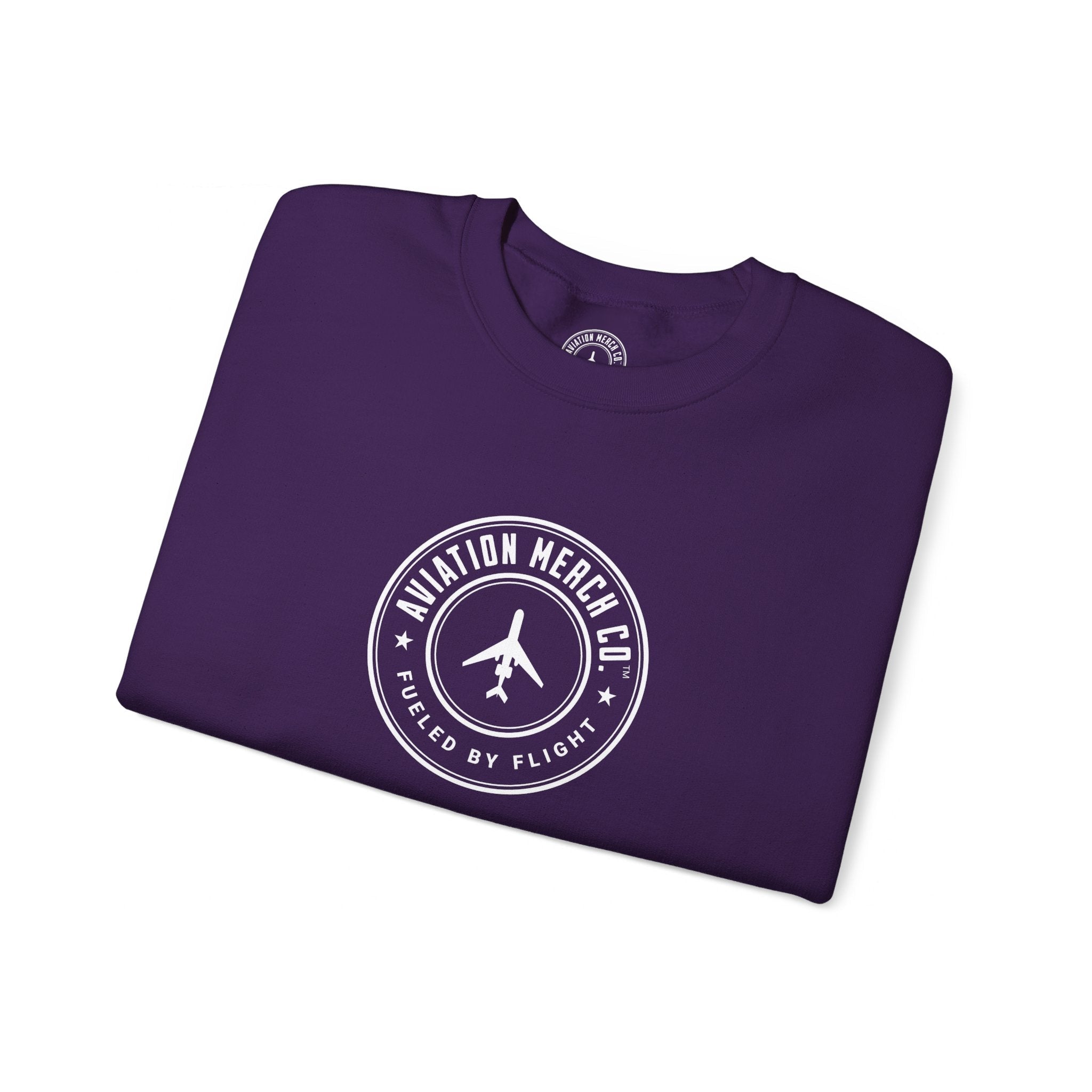 Aviation Merch Co. Logo Unisex Heavy Blend™ Crewneck Sweatshirt - Sweatshirt - WCUniforms
