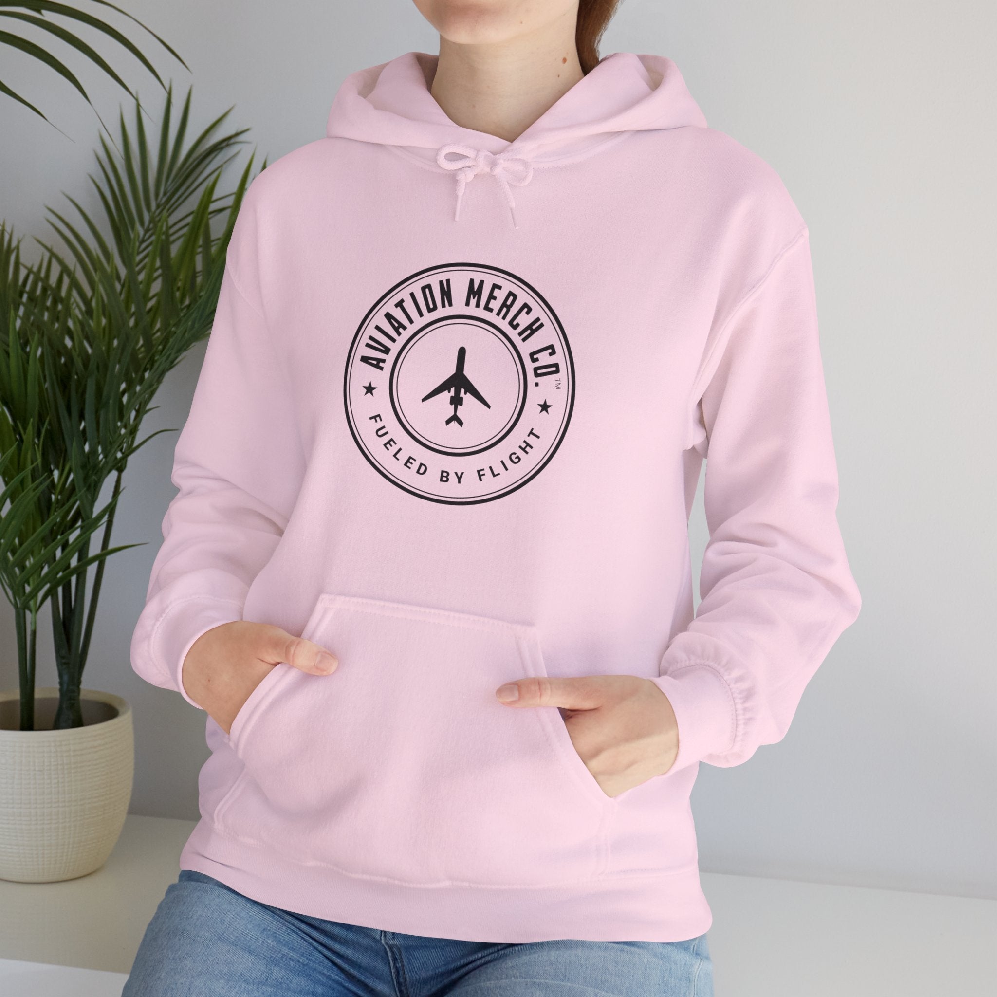 Aviation Merch Co. Logo Unisex Heavy Blend™ Hooded Sweatshirt - Hoodie - WCUniforms