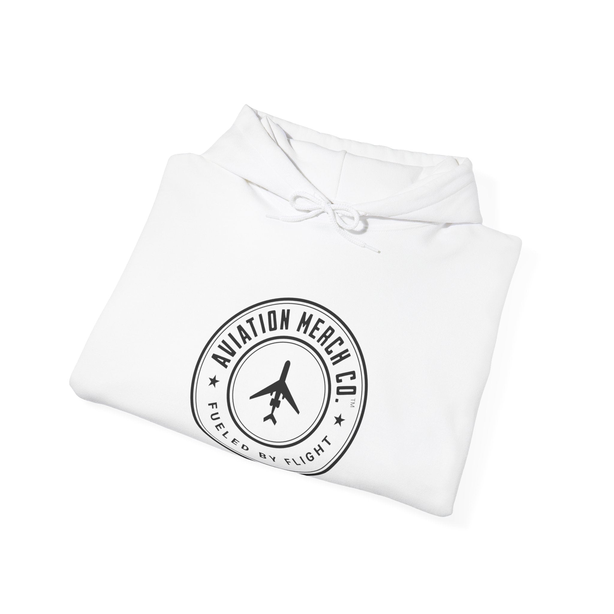 Aviation Merch Co. Logo Unisex Heavy Blend™ Hooded Sweatshirt - Hoodie - WCUniforms