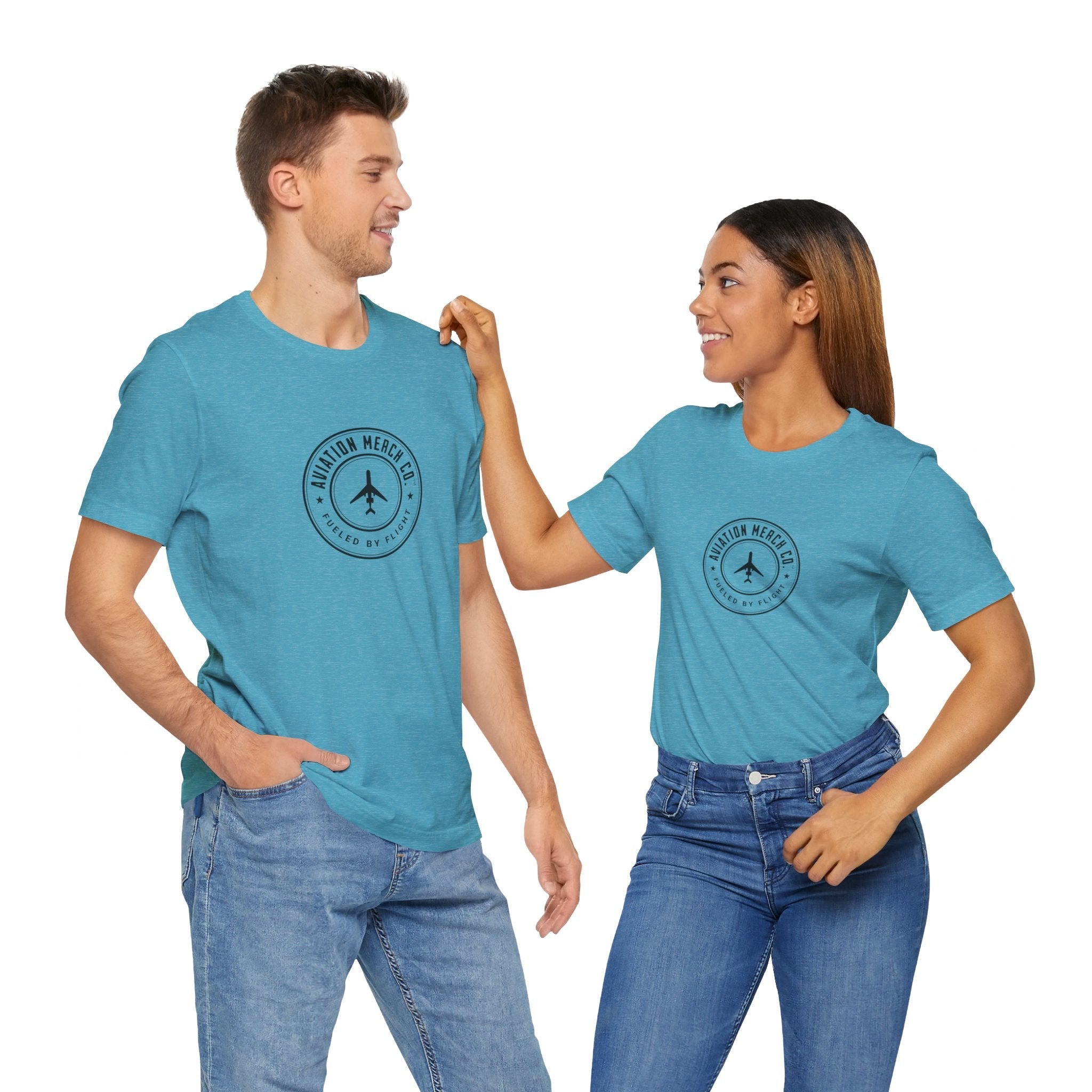 Aviation Merch Co. Logo Unisex Jersey Short Sleeve Tee - T-Shirt - WCUniforms
