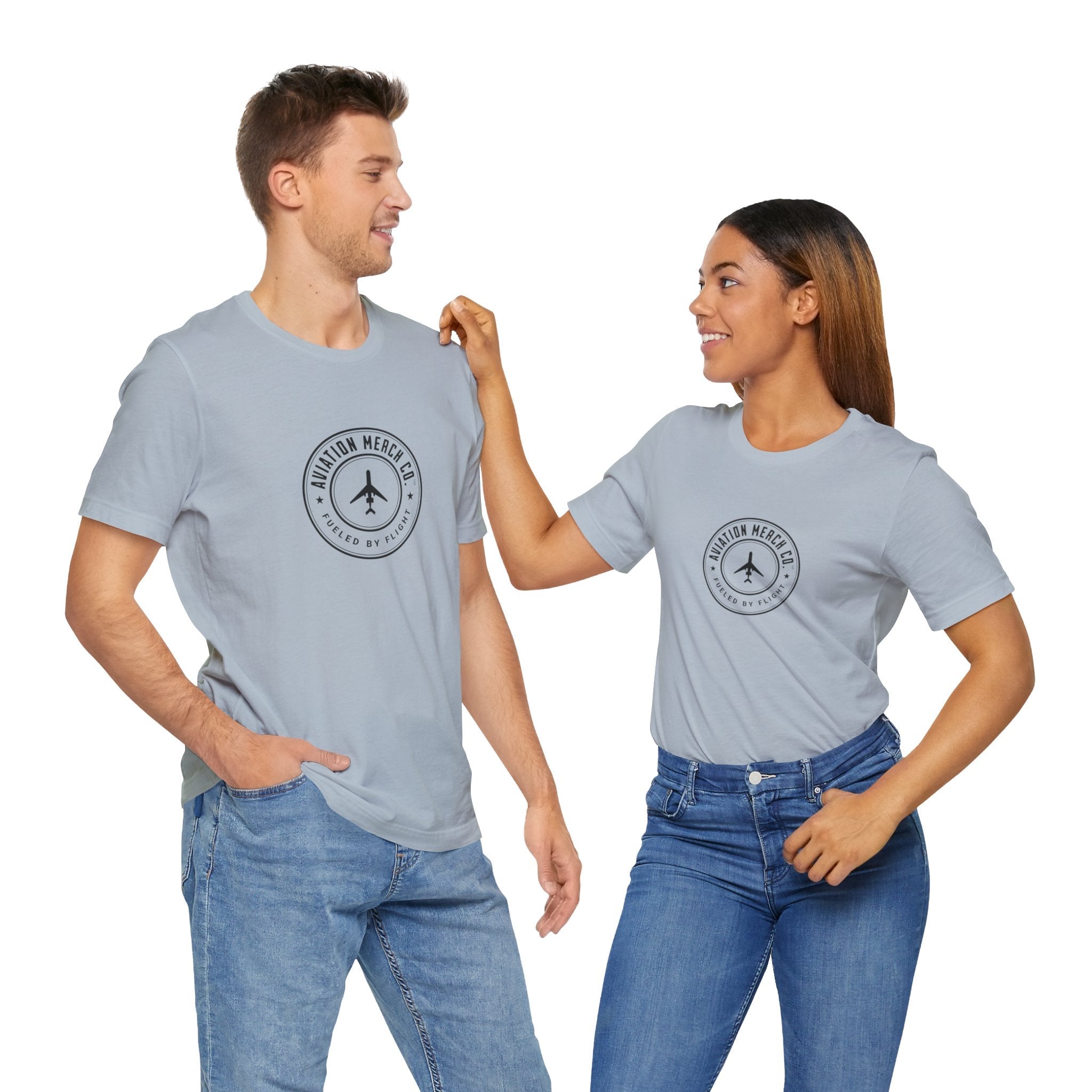Aviation Merch Co. Logo Unisex Jersey Short Sleeve Tee - T-Shirt - WCUniforms