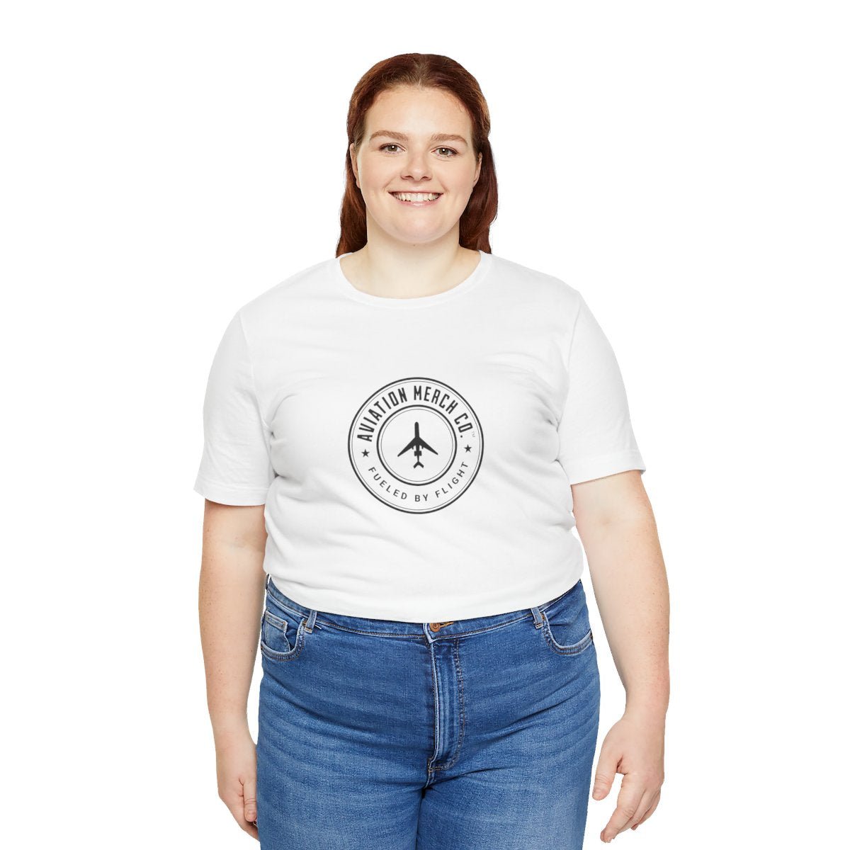 Aviation Merch Co. Logo Unisex Jersey Short Sleeve Tee - T-Shirt - WCUniforms