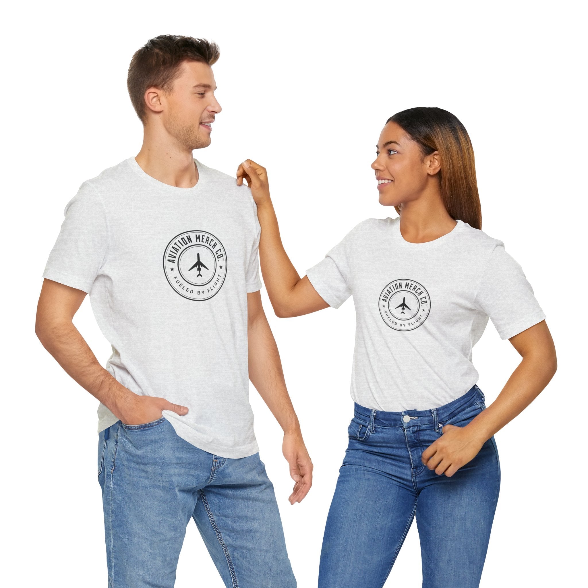 Aviation Merch Co. Logo Unisex Jersey Short Sleeve Tee - T-Shirt - WCUniforms