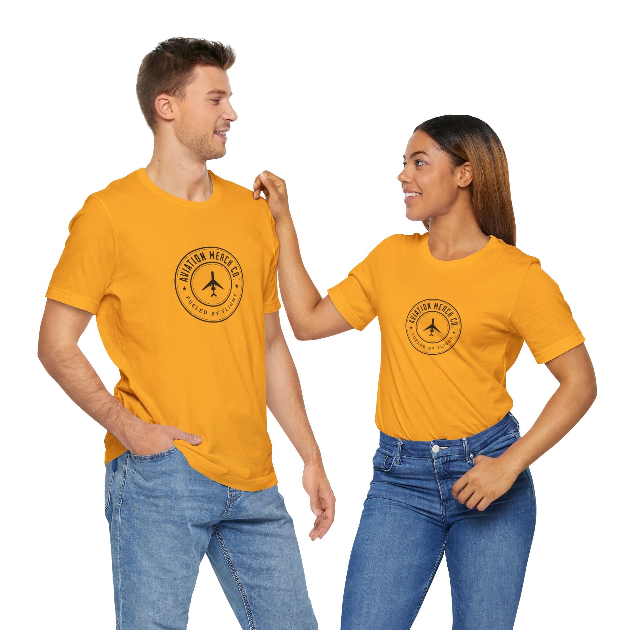 Aviation Merch Co. Logo Unisex Jersey Short Sleeve Tee - T-Shirt - WCUniforms