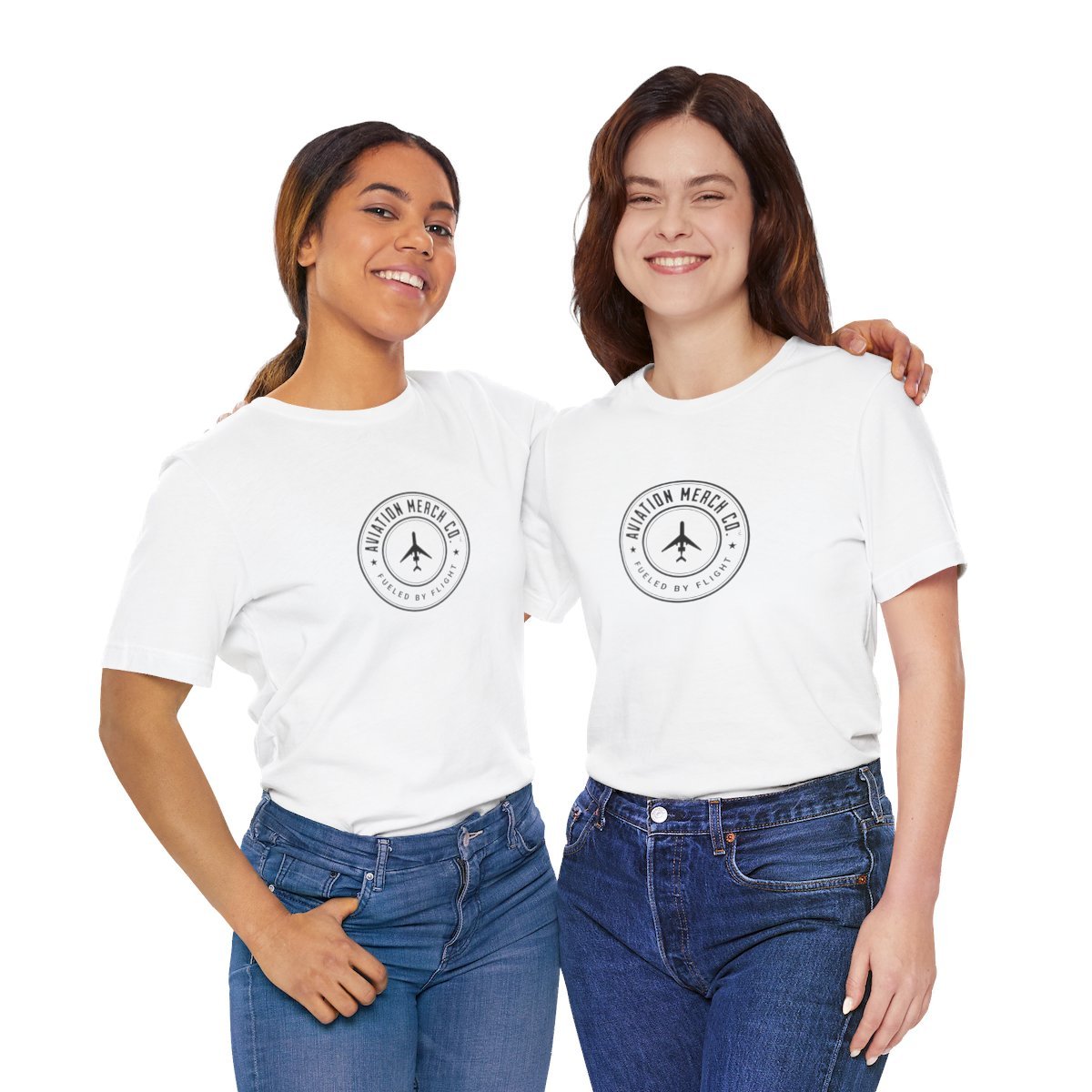 Aviation Merch Co. Logo Unisex Jersey Short Sleeve Tee - T-Shirt - WCUniforms