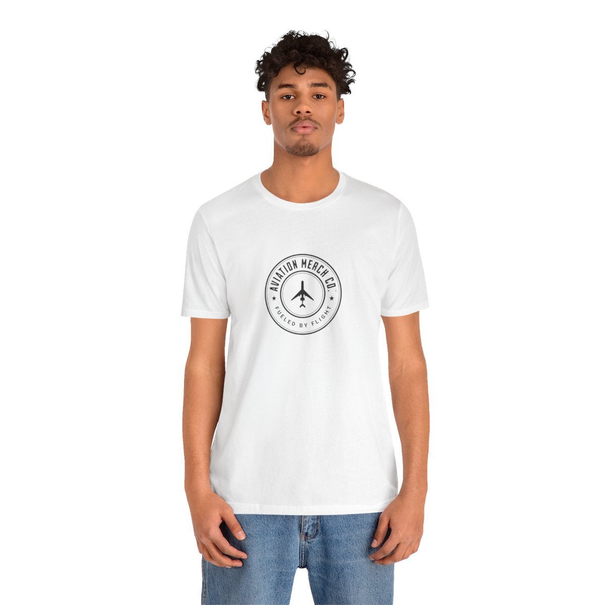 Aviation Merch Co. Logo Unisex Jersey Short Sleeve Tee - T-Shirt - WCUniforms