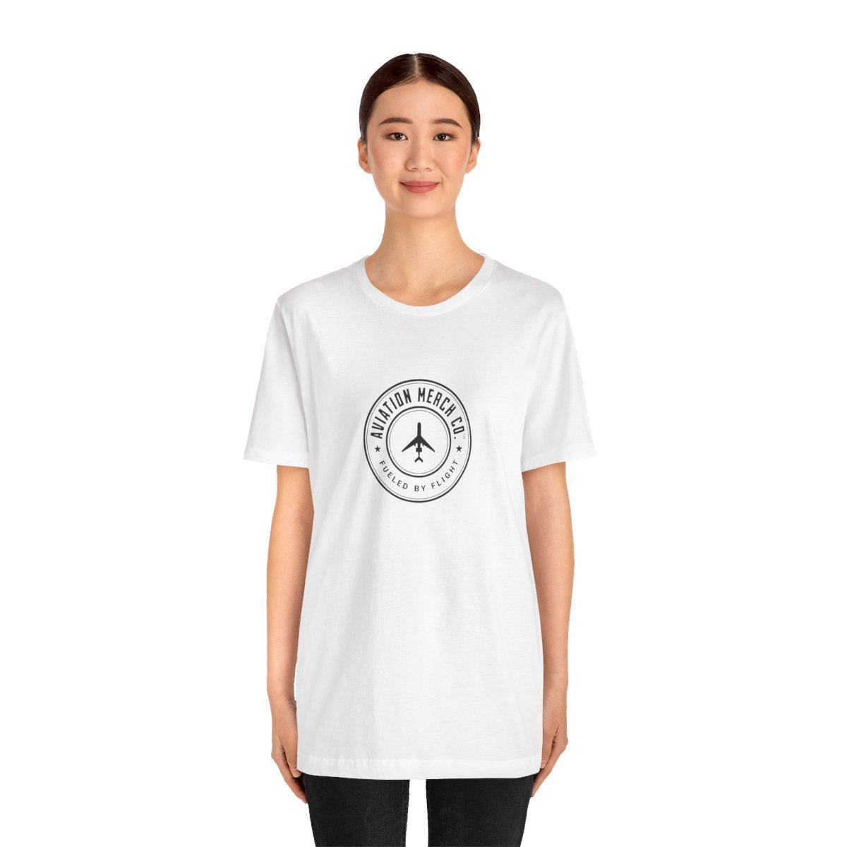 Aviation Merch Co. Logo Unisex Jersey Short Sleeve Tee - T-Shirt - WCUniforms