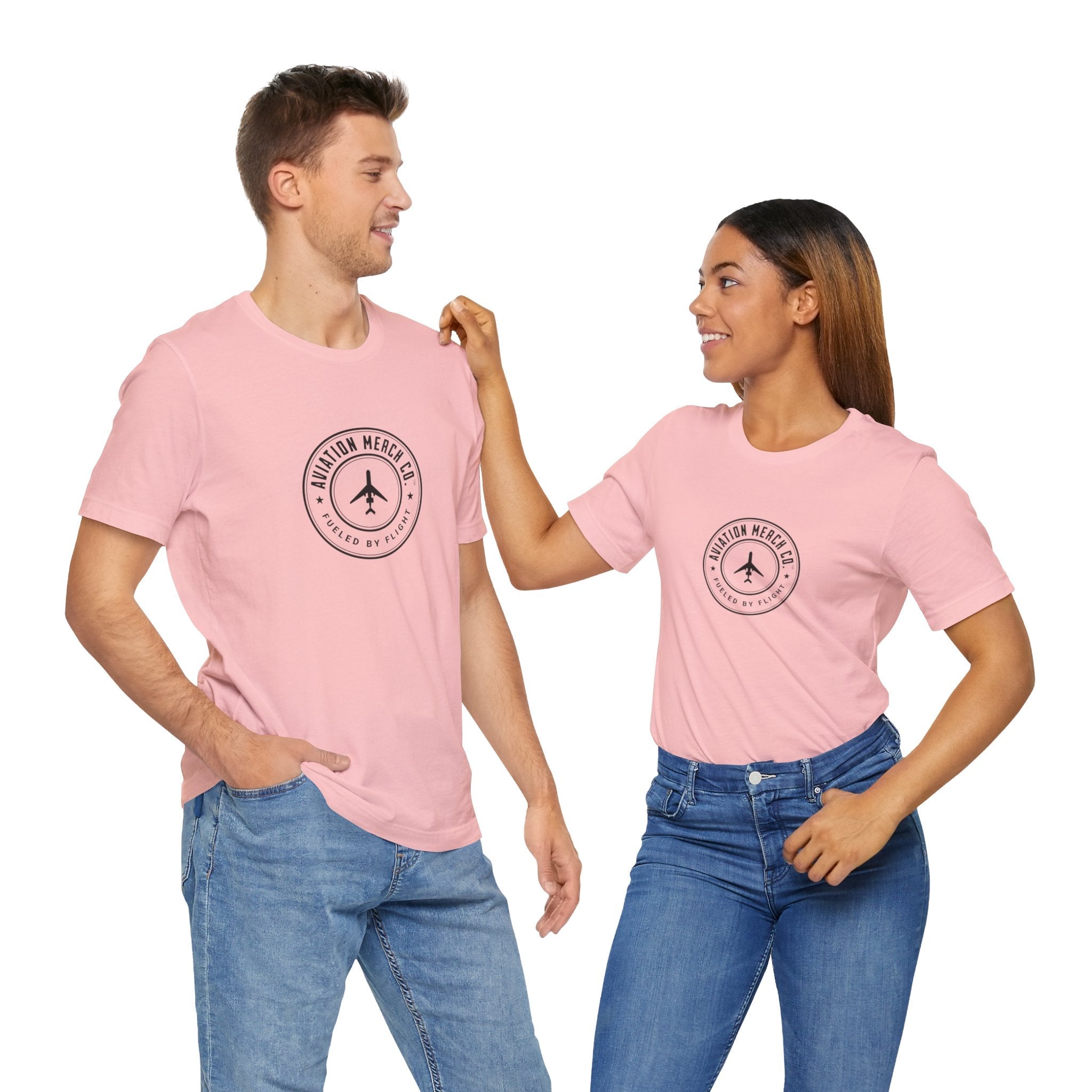Aviation Merch Co. Logo Unisex Jersey Short Sleeve Tee - T-Shirt - WCUniforms