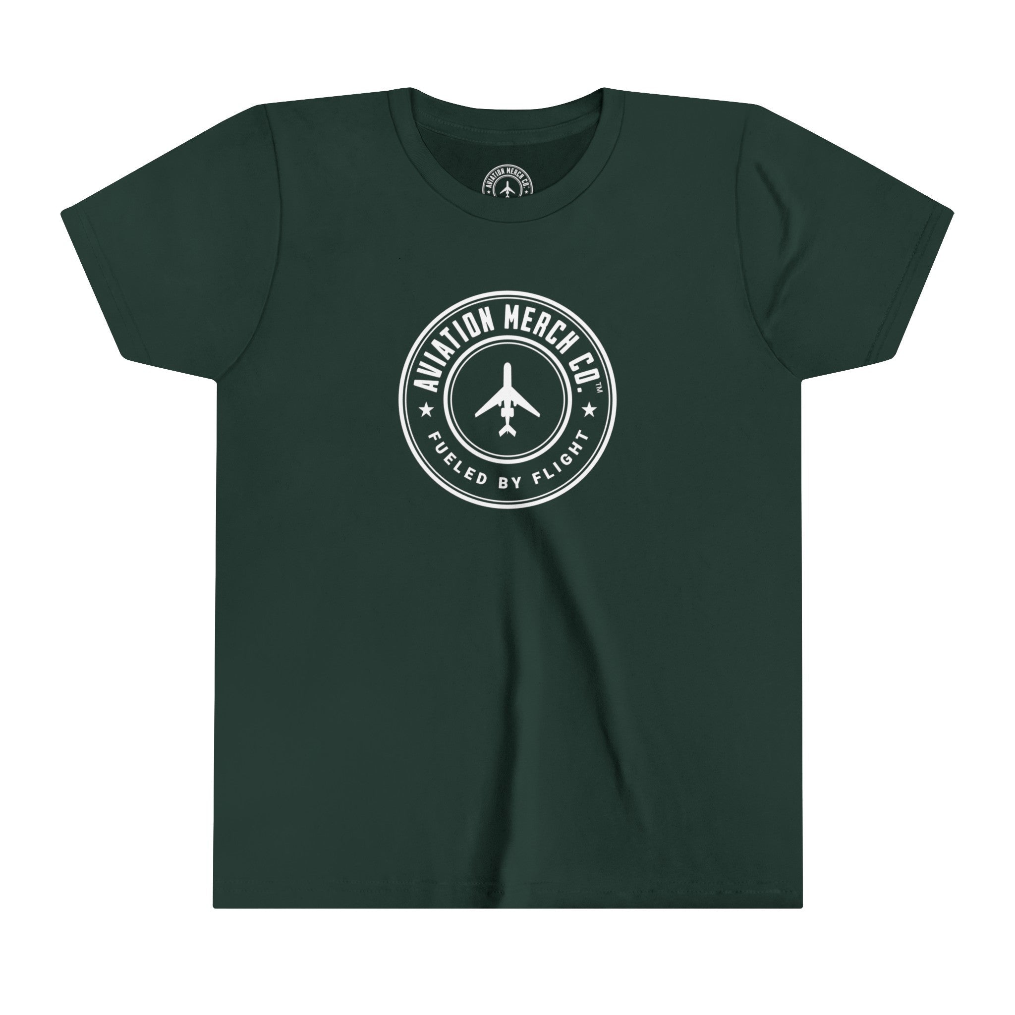 Aviation Merch Co.™ Logo Youth Short Sleeve T-Shirt - Kids clothes - WCUniforms