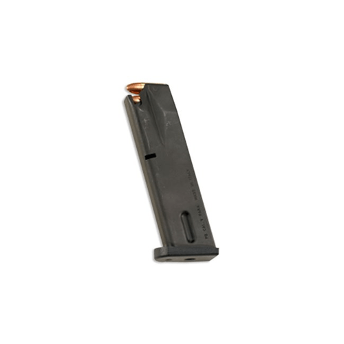 Beretta 92FS magazine for 9mm firearms, featuring a blued finish and designed as a replacement or spare part.