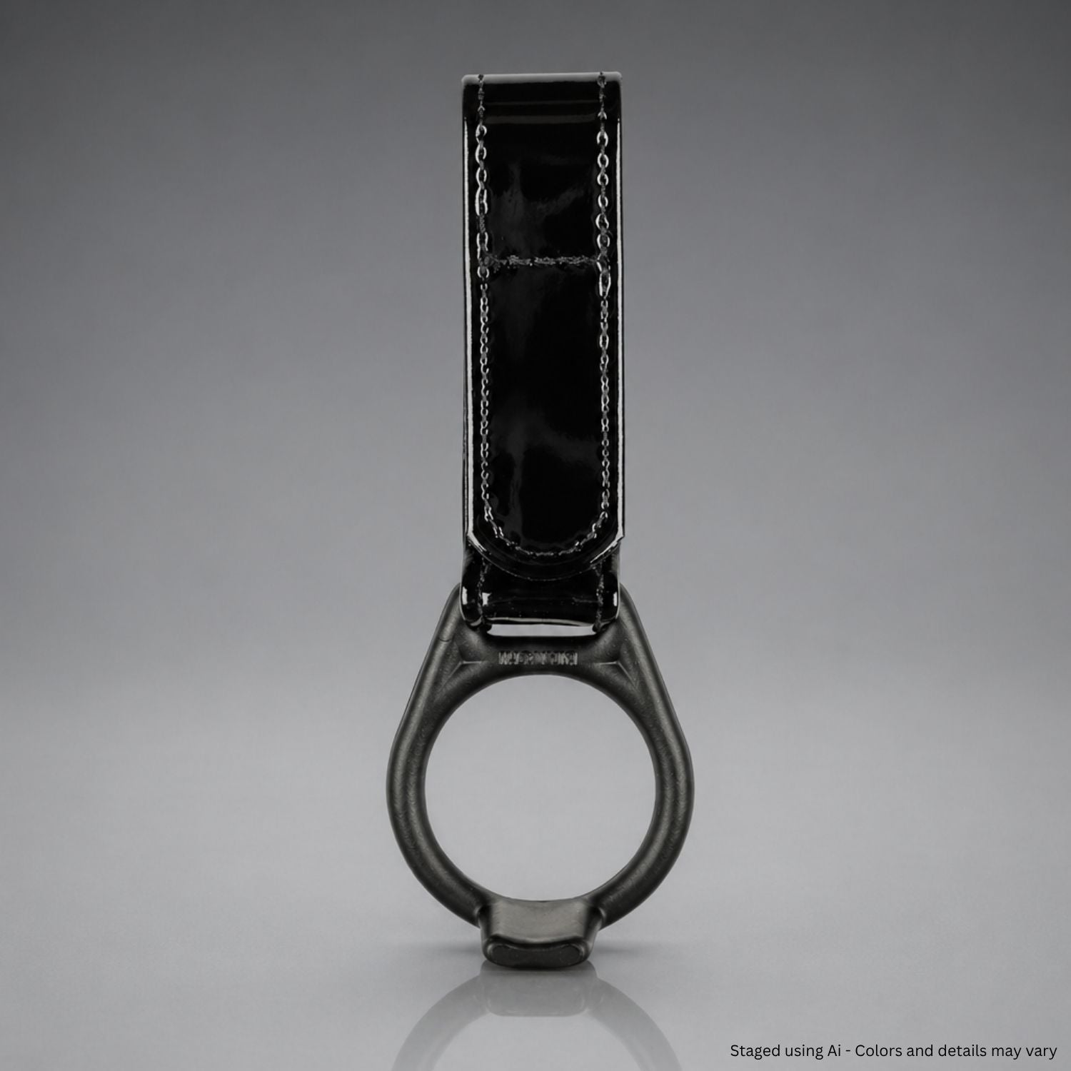 Bianchi 7904 AccuMold Elite Baton Holder, plain, basketweave, hi-gloss - WCUniforms