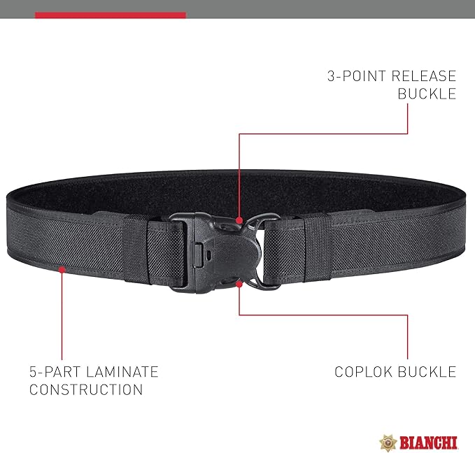 Bianchi Model 7210 Duty Belt with CopLok Buckle 2" (50mm) - WCUniforms