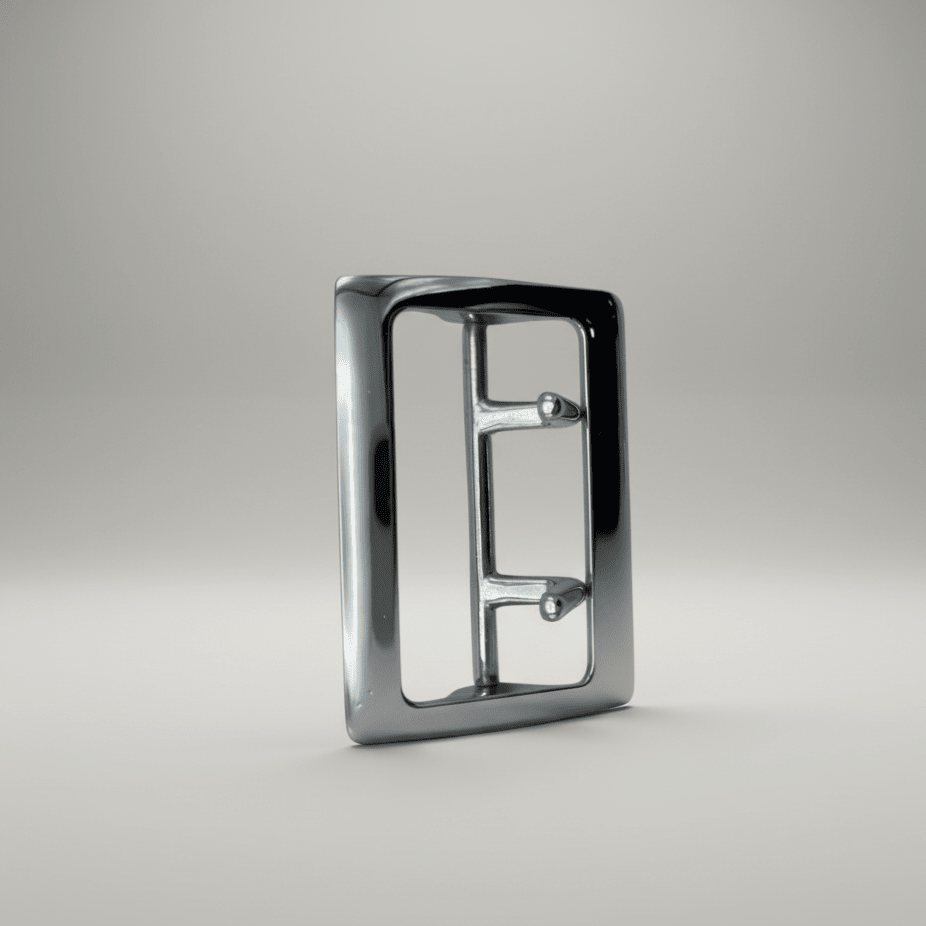 Bianchi Replacement Sam Browne Elite Nickel Buckle 90082 | MPN 1020929 on a gray background