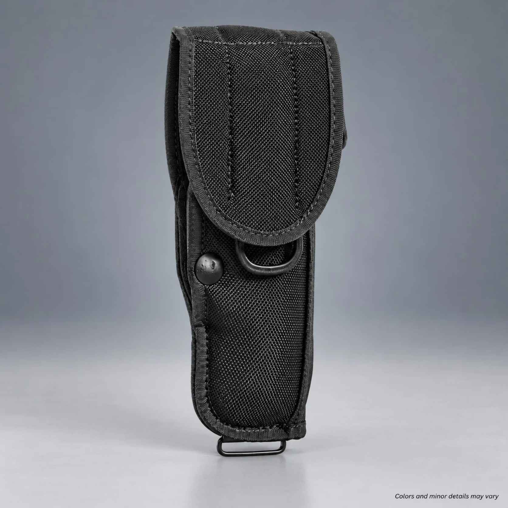 Bianchi UM92I 17006 black universal military holster with full flap and snap closure