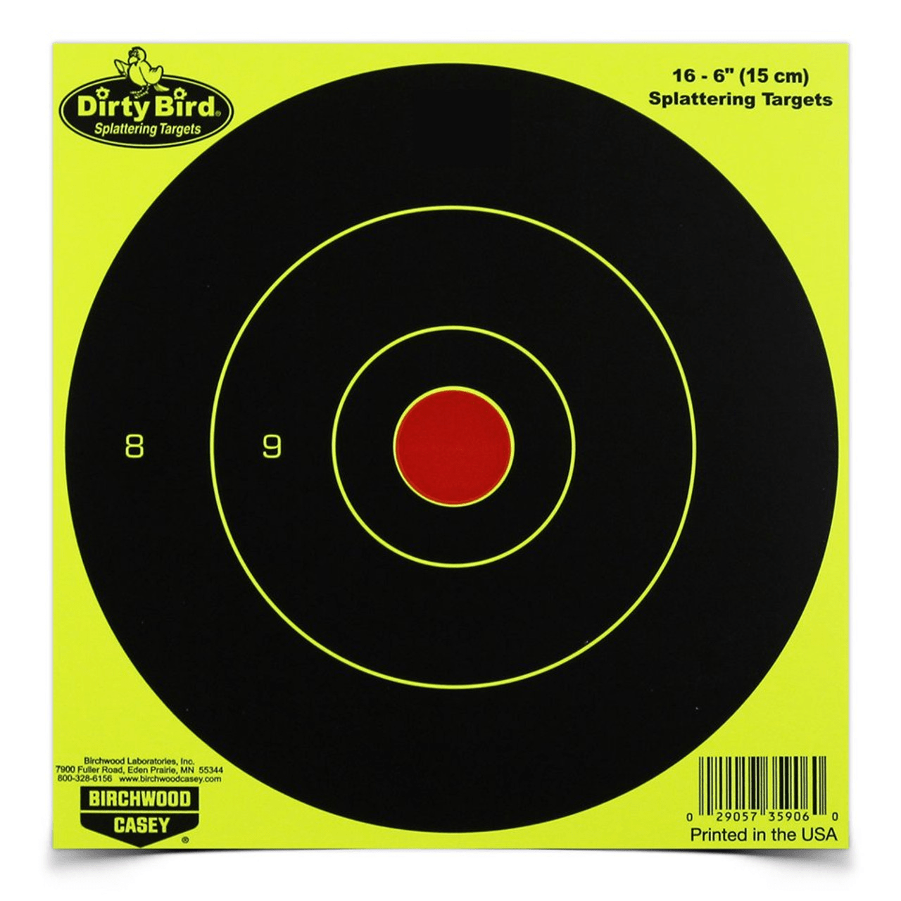 Birchwood Casey Dirty Bird 6 Inch Yellow Round Target BC - 35906 - WCUniforms