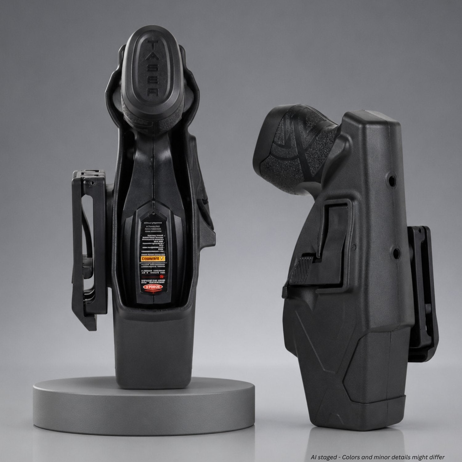 BLACKHAWK! Holster for TASER X26P and X1, model 44HT00 in black, front view