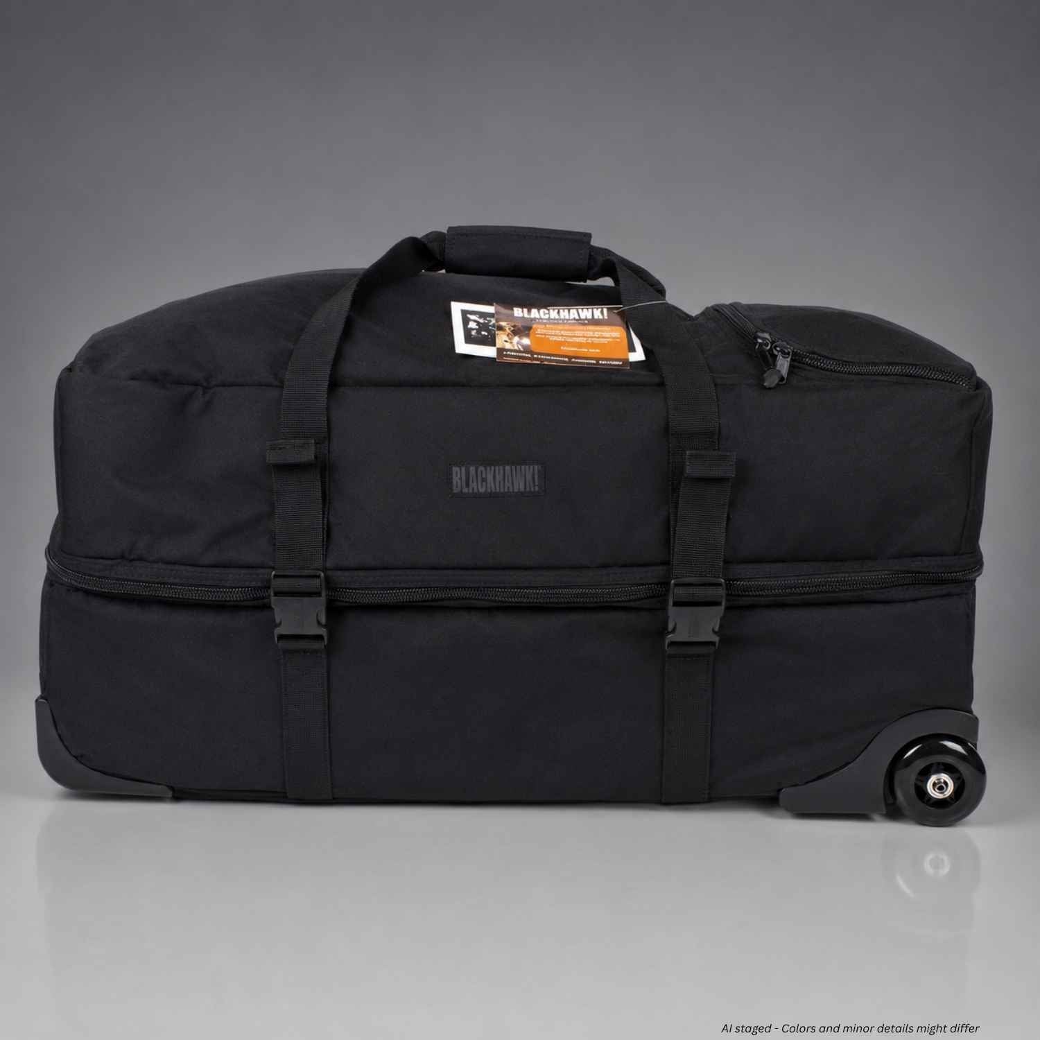 BLACKHAWK! Medium A.L.E.R.T. Wheeled Bag 20LO04BK side view