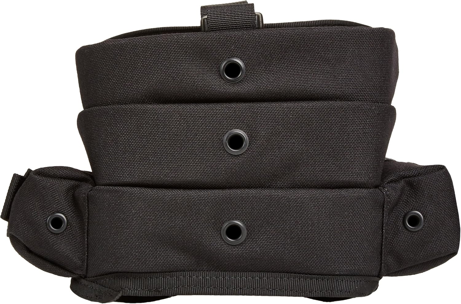 Bottom view of BLACKHAWK! Mini Deployment Bag with drainage grommets