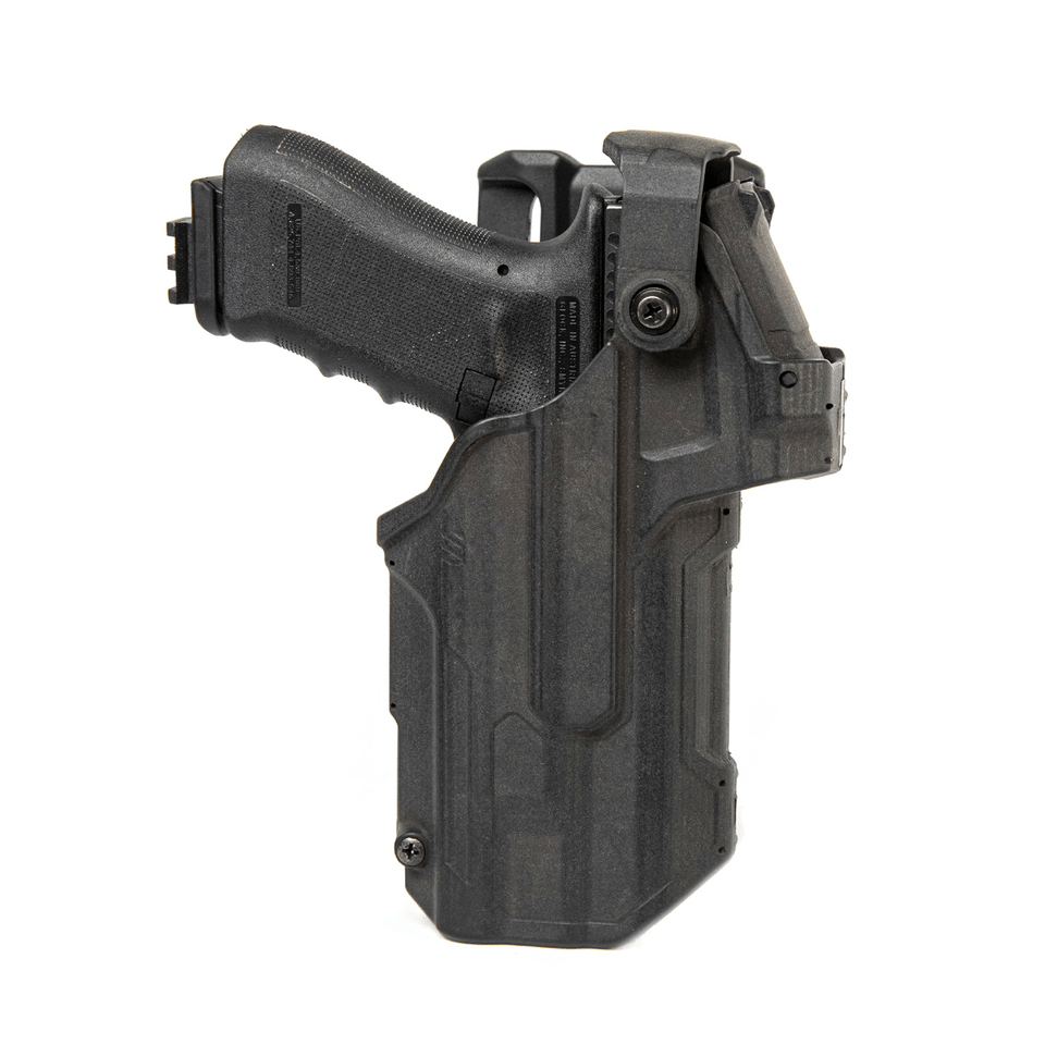 T-Series L3D LB RDS Holster for Glock 17 19 22 23 with TLR 7 or 8 Right Hand. T-Series Black L3D LB RDS Glock 17/19/22/23 w/TLR 7/8 RH