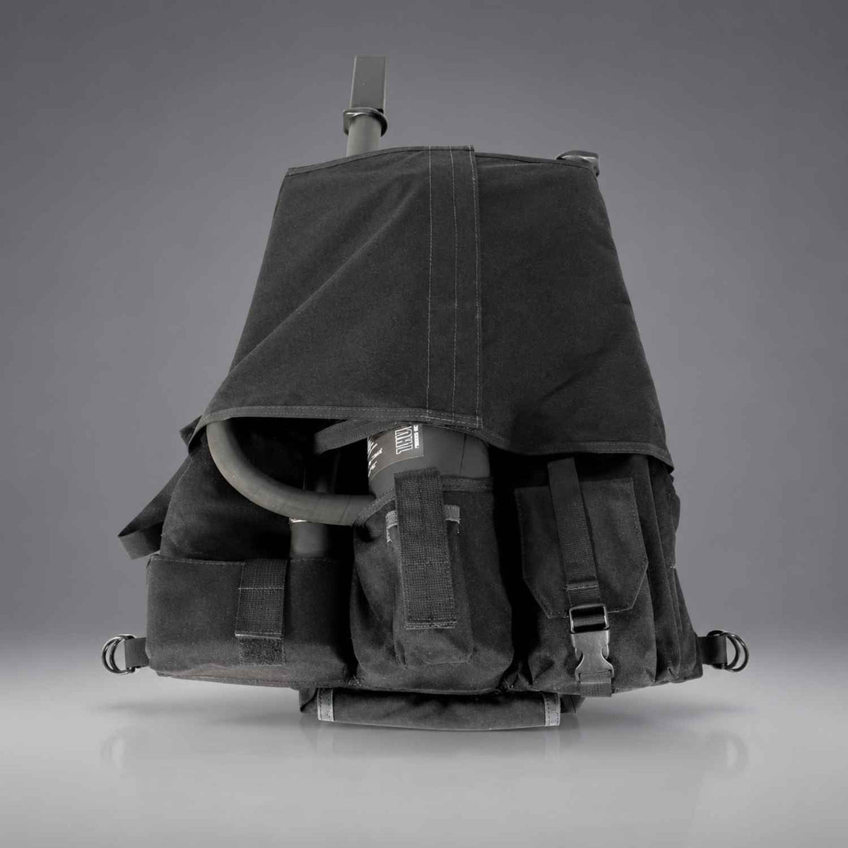 BLACKHAWK! U.K. M.O.E. Tool Pack 990662BK front view with compatible breaching tools, tools not included