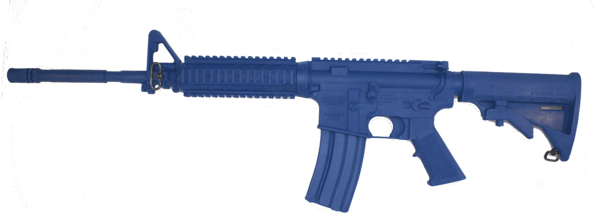 Blue Training Guns By Rings M4 Flat Top, Closed Stock, Forward Rail | FSM4FTRCS Left Side