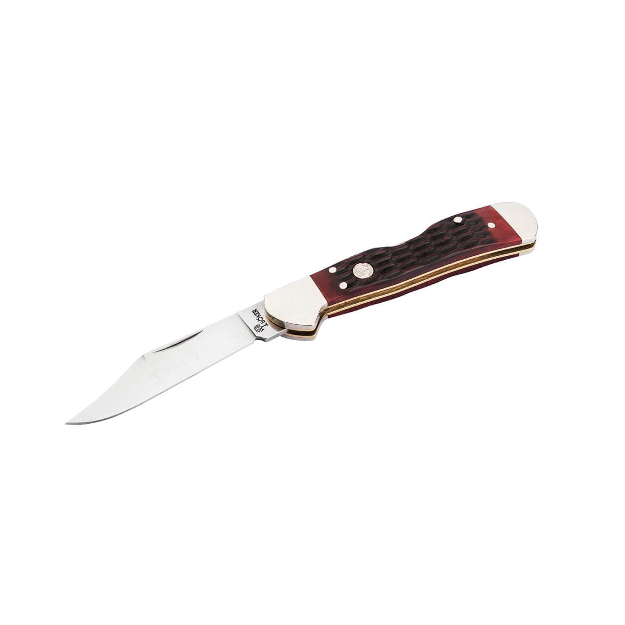 Boker Tree Brand Copperhead Backlock Red Bone 110874