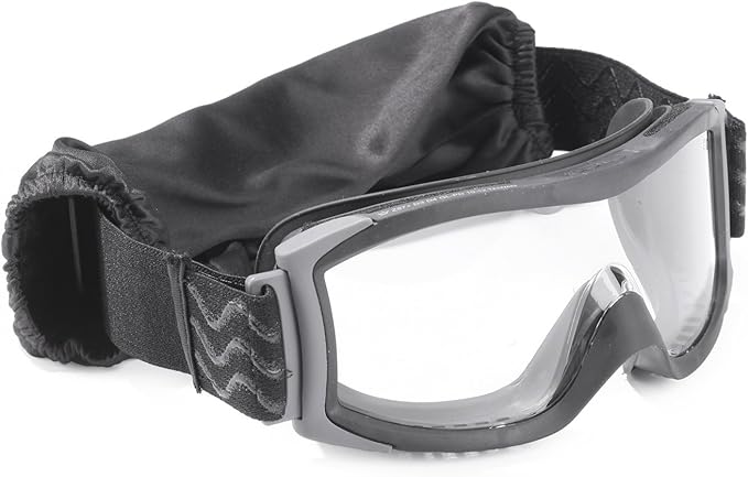 Bollé X1000 Black Clear Anti-Scratch Anti-Fog Ballistic Goggles 40132 - WCUniforms