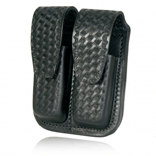 Boston Leather Double Mag Holder For 9mm/40Cal. 5601 - 1 - BLK - WCUniforms
