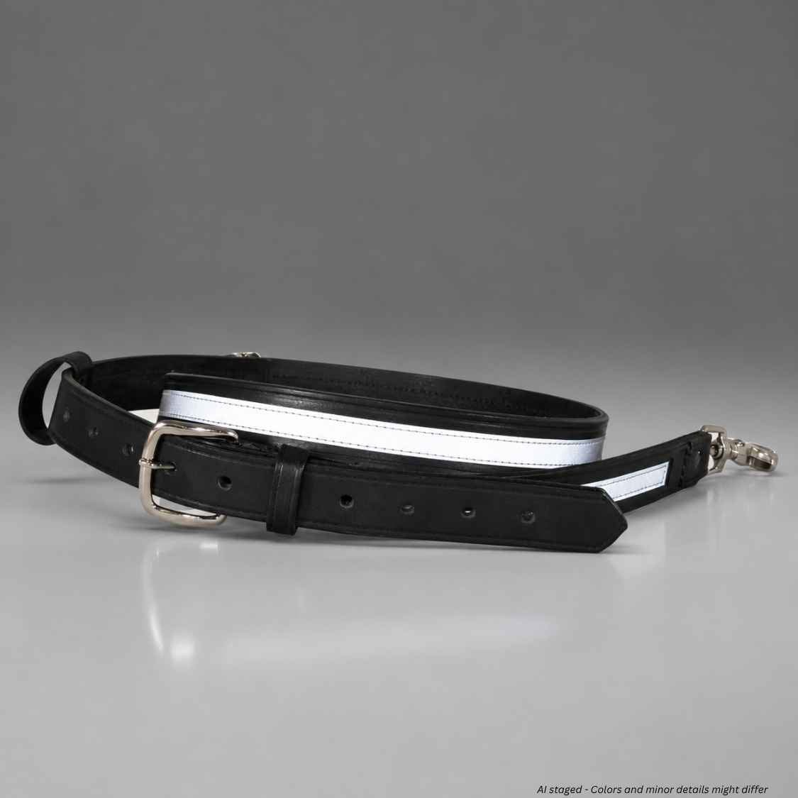 Boston Leather Firefighter's Radio Strap with Motorola Clip | 6542 - WCUniforms