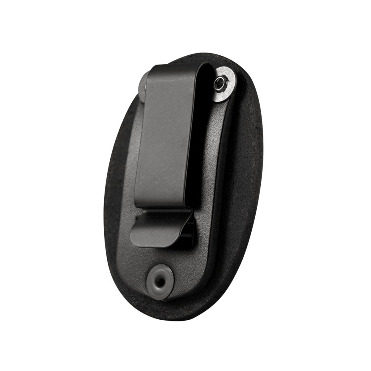 Boston Leather Oval Badge Holder with 30" Chain or Belt Clip 5840 - WCUniforms