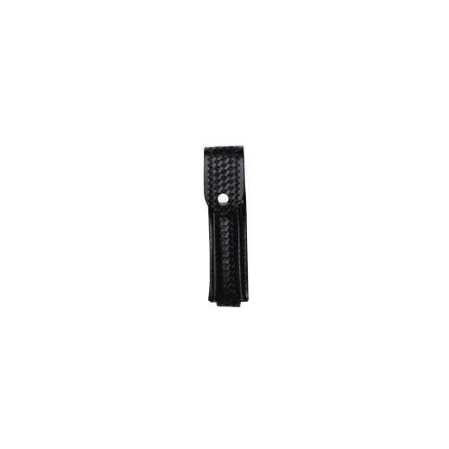 Boston Leather Streamlight Stinger Holder in closed top design, crafted from top grain leather for durability and style.