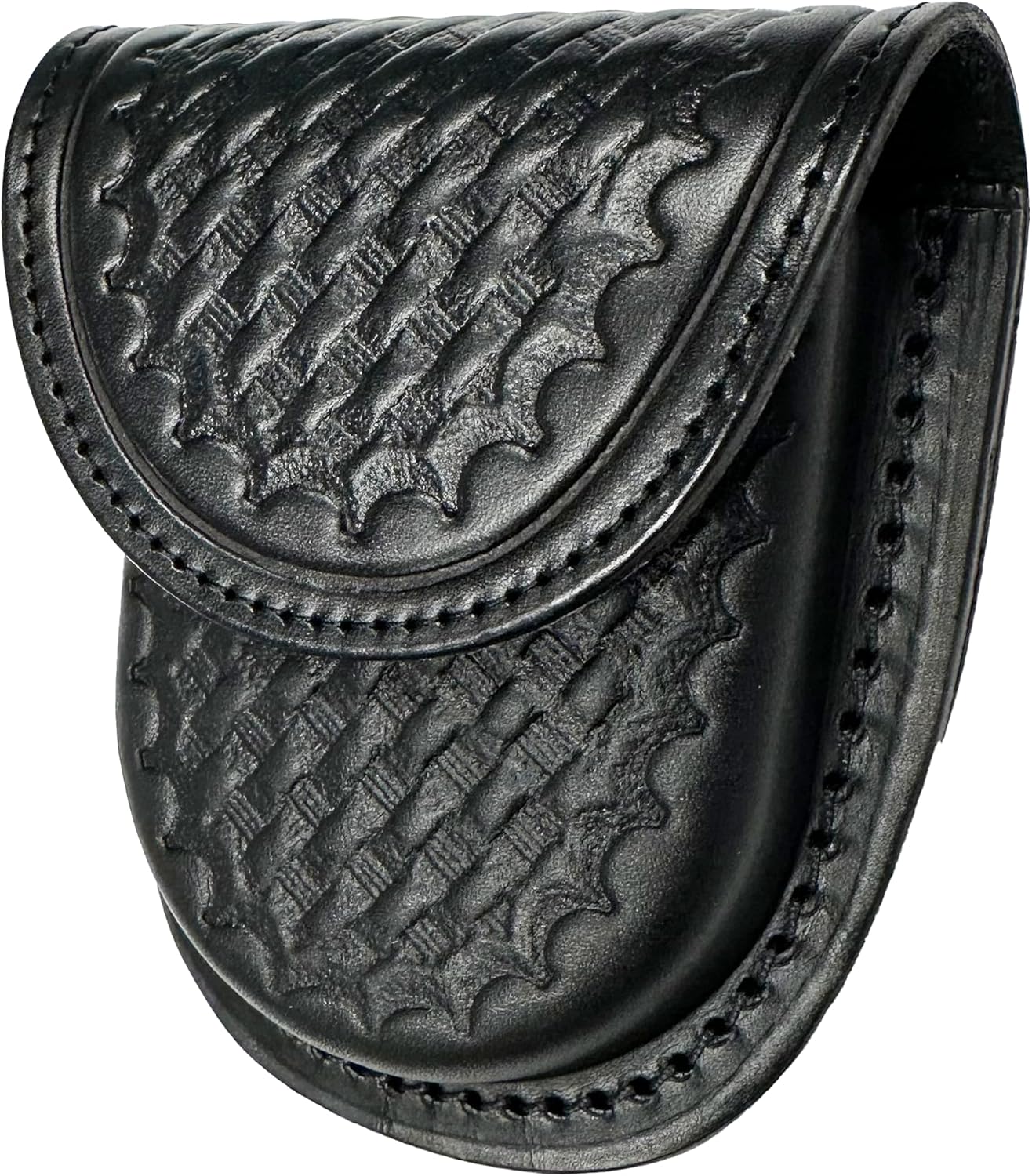 Boston Leather XL Rounded Cuff Case Slot Back 5514 - WCUniforms