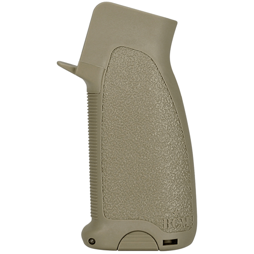 Bravo Company BCMGUNFIGHTER Grip in flat dark earth, designed for improved ergonomics and modern shooting stances.