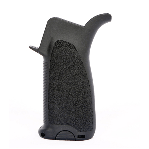 Bravo Company BCMGUNFIGHTER Grip showcasing ergonomic design and modular inserts for enhanced shooting comfort.