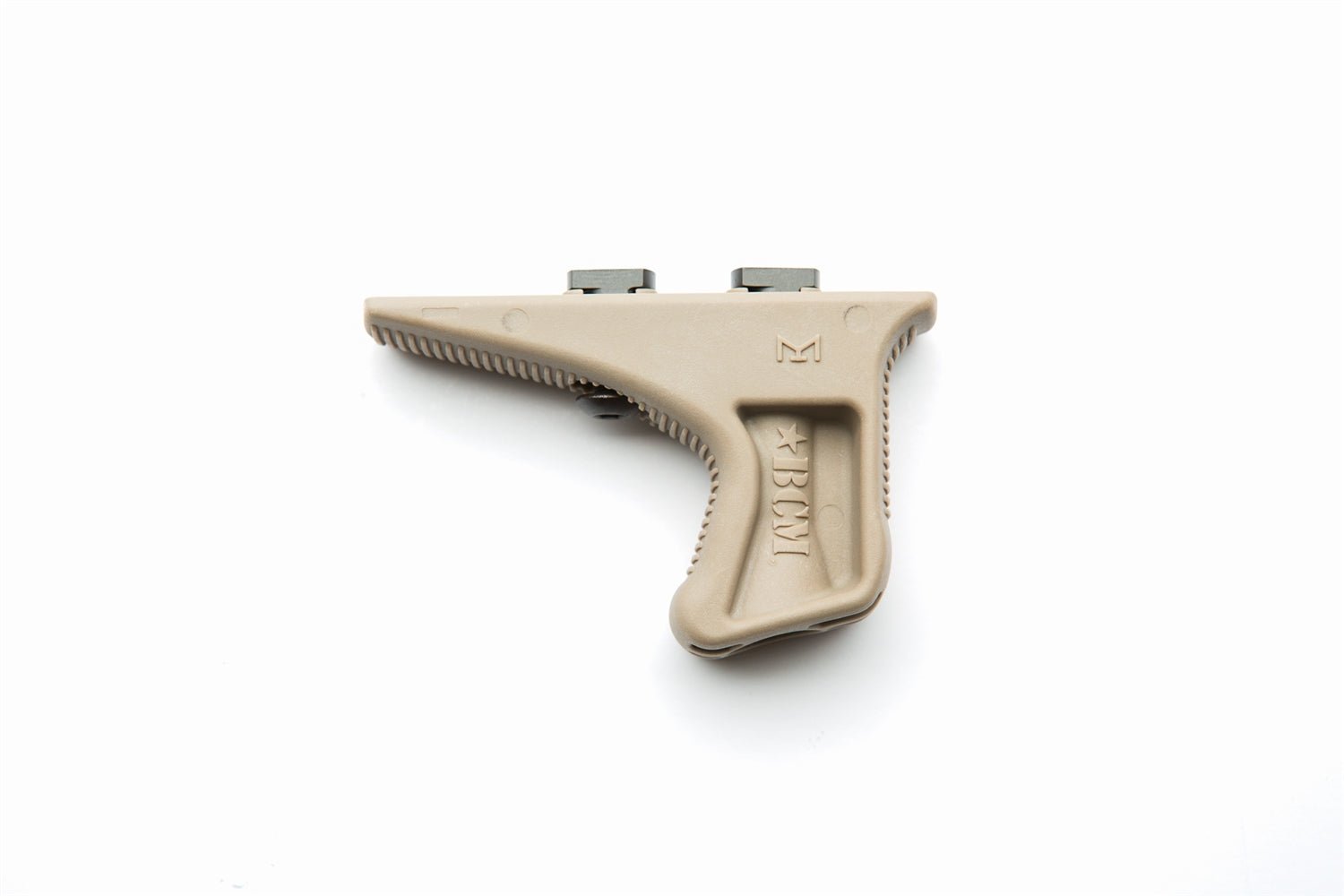 Bravo Company USA BCMGUNFIGHTER KAG in flat dark earth, M-LOK compatible ergonomic grip for enhanced shooting control.