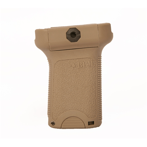 Bravo Company USA Vertical Grip SHORT - BCM-VG-S with textured surface and modular design for improved adaptability.