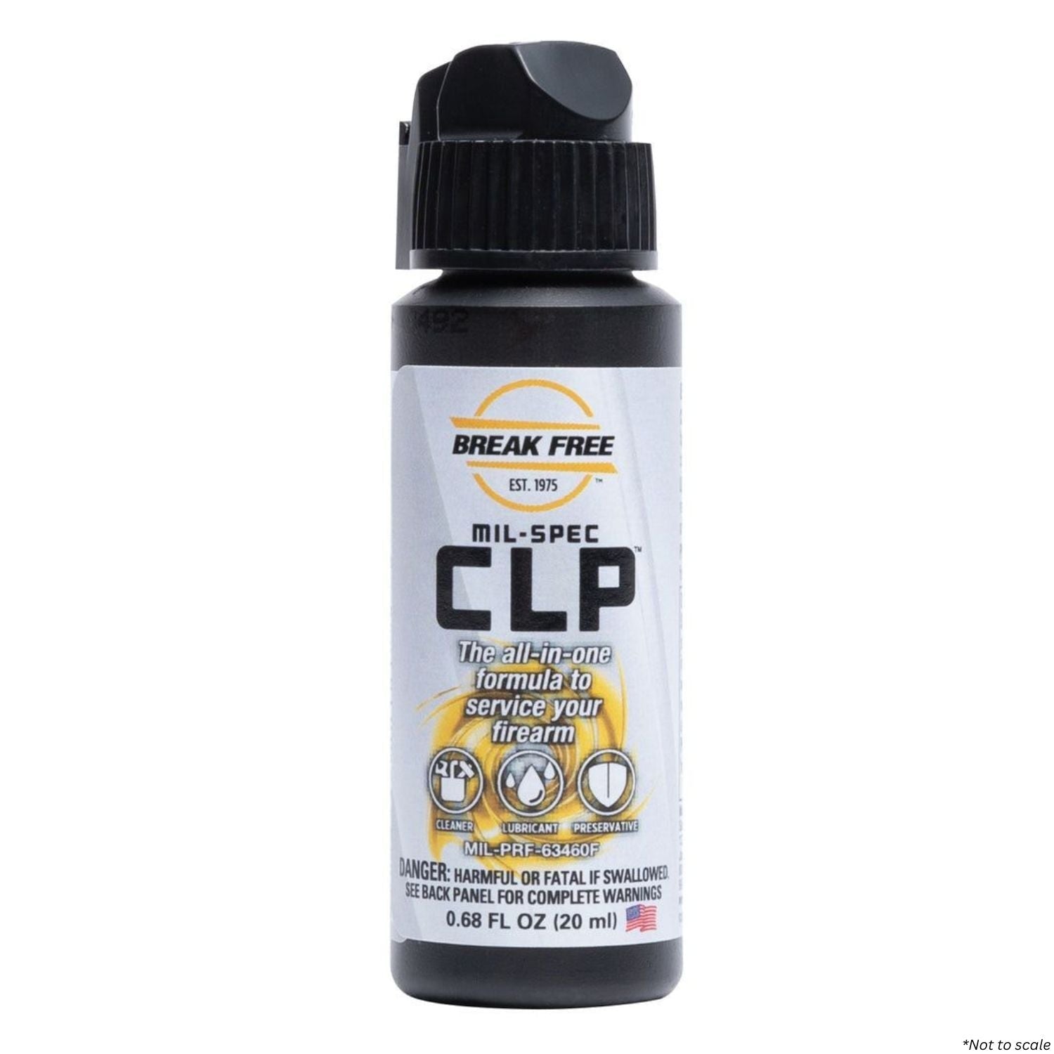Break Free CLP® Cleaner Lubricant & Protectant (0.68, 2, 12, pint, 5L, 1 gal) - WCUniforms