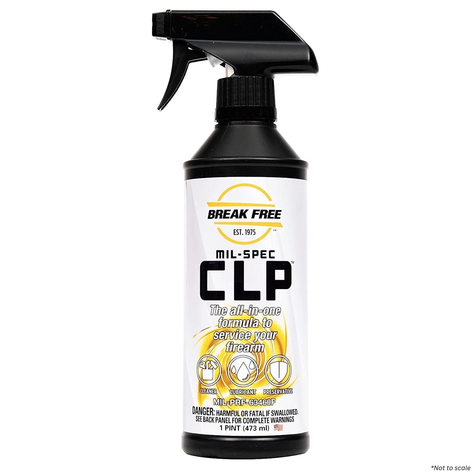 Break Free CLP® Cleaner Lubricant & Protectant (0.68, 2, 12, pint, 5L, 1 gal) - WCUniforms
