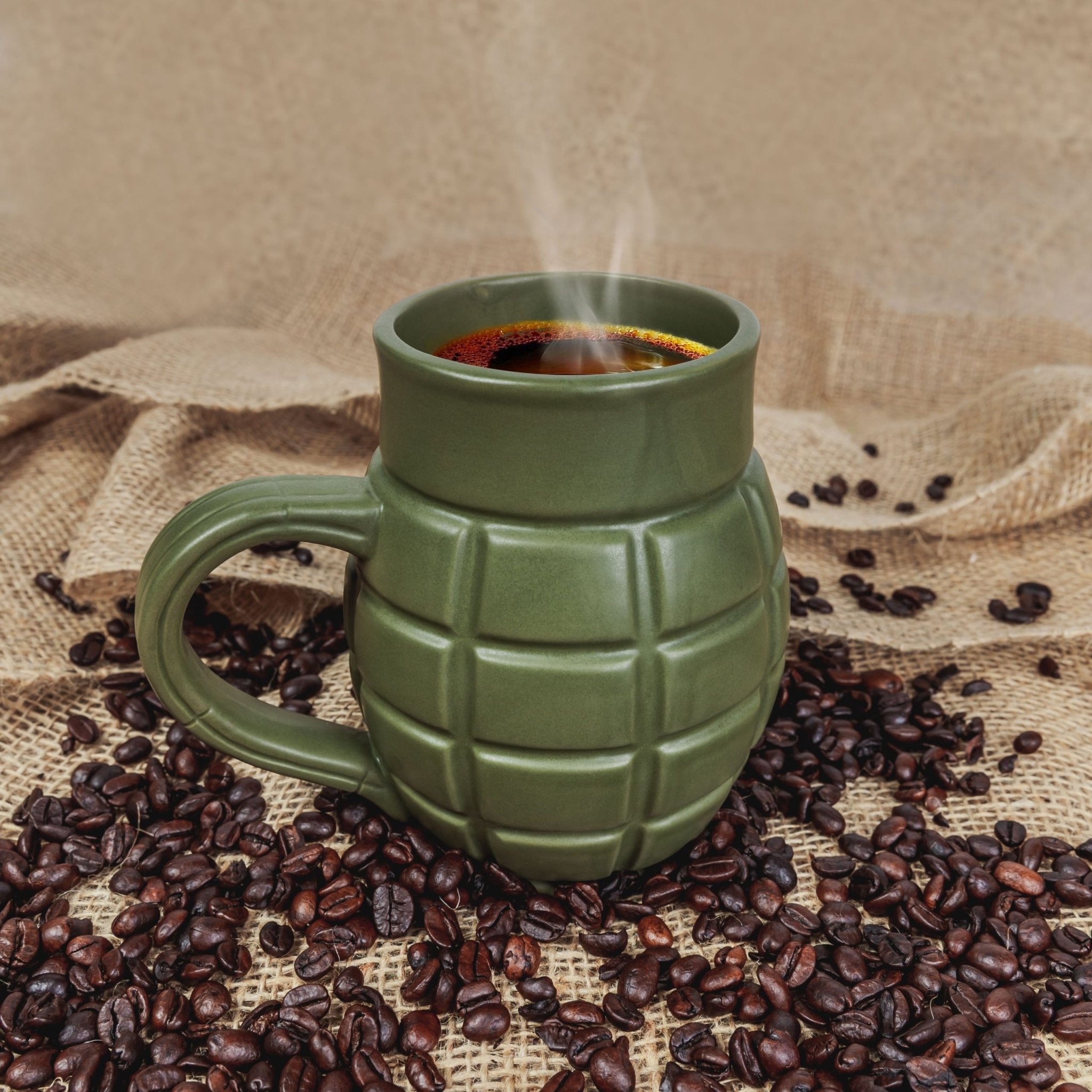 Caliber Gourmet™ Grenade Coffee Mug, Ceramic Coffee Cup, CBG - M - 1043 - WCUniforms