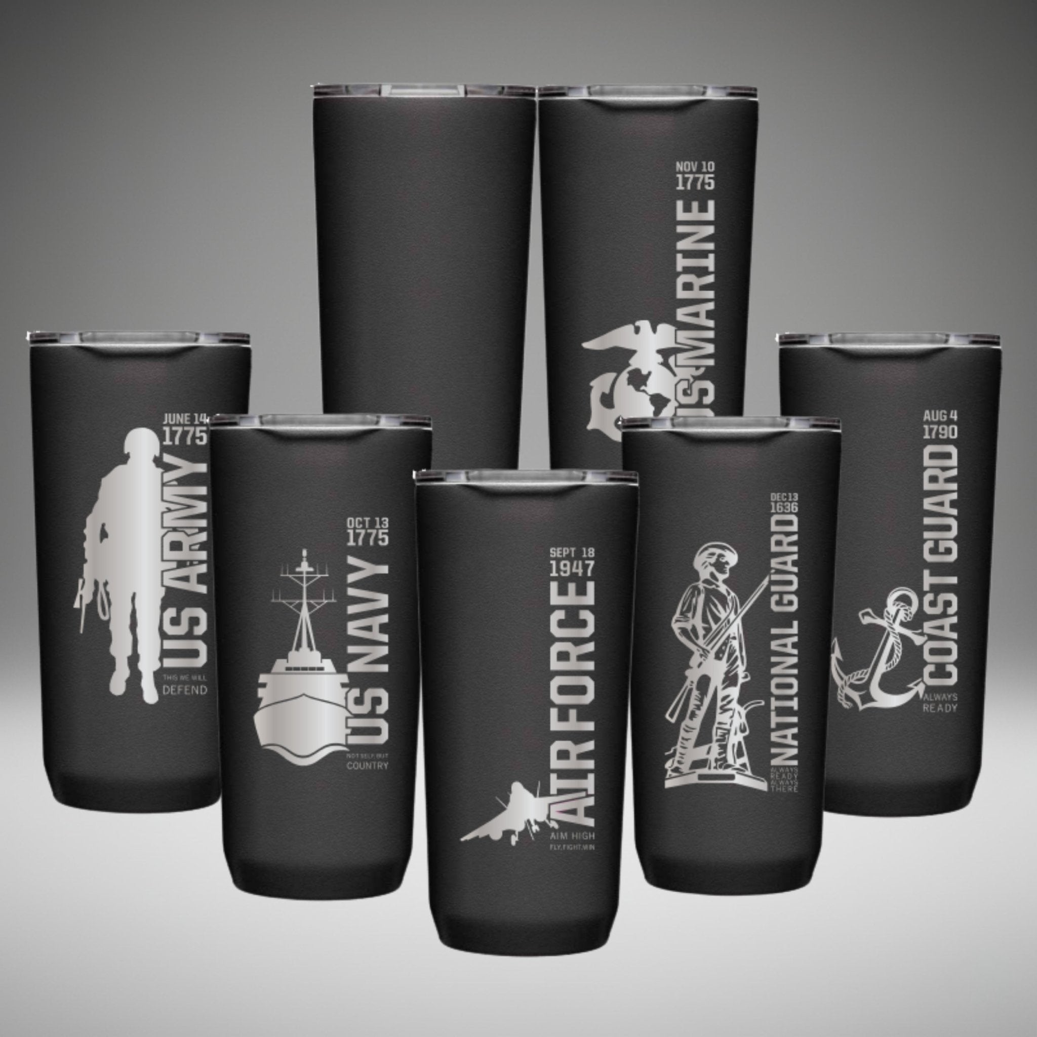 CamelBak 20oz. Horizon Tumblers - Army, USMC, Coast Guard, Air Force, Navy, or National Guard - WCUniforms