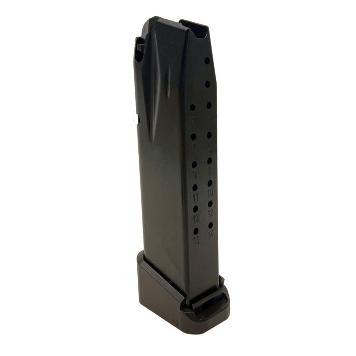 Canik TP9/METE Compact Magazine in black, 10 round capacity, compatible with TP9 Elite and METE series.