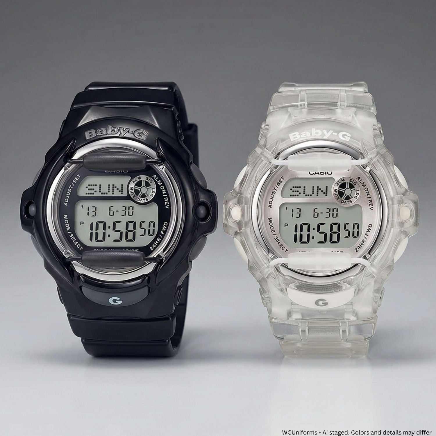 Casio Baby-G Digital Sports Watch with Translucent Strap | BG-169R - WCUniforms